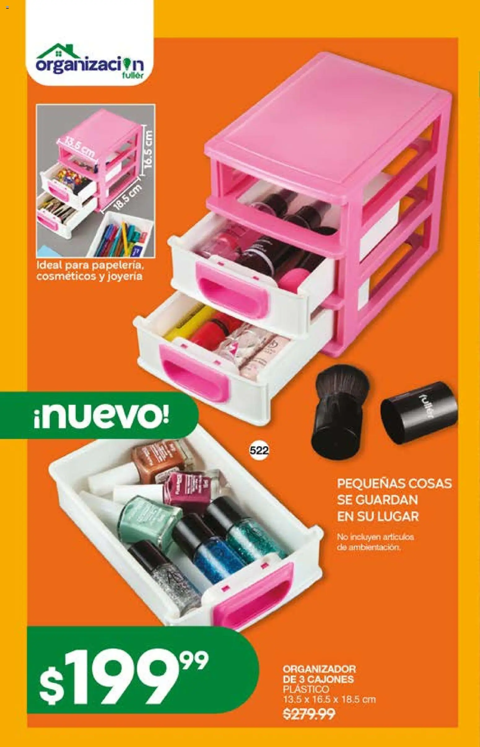 Nuevas ofertas de Fuller válidas en toda la República Mexicana desde el 15.04.2026. ¡Encuentra las mejores ofertas en Fuller campaña 1 2026! | Página: 166 | Productos: Organizador