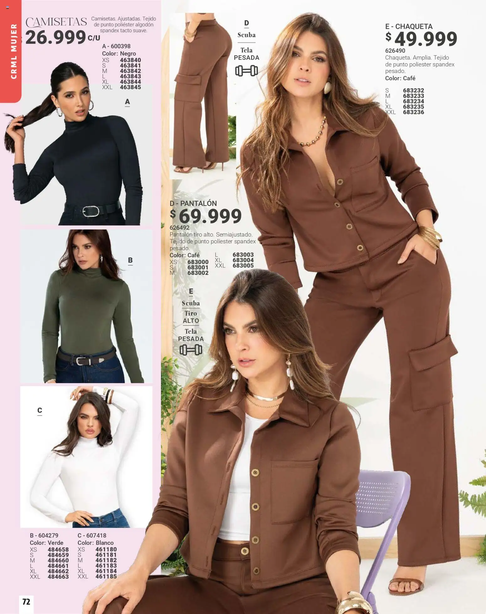 Carmel revista - valida desde el 01.01.2026 | Página: 72 | Productos: Algodón, Chaqueta, Café