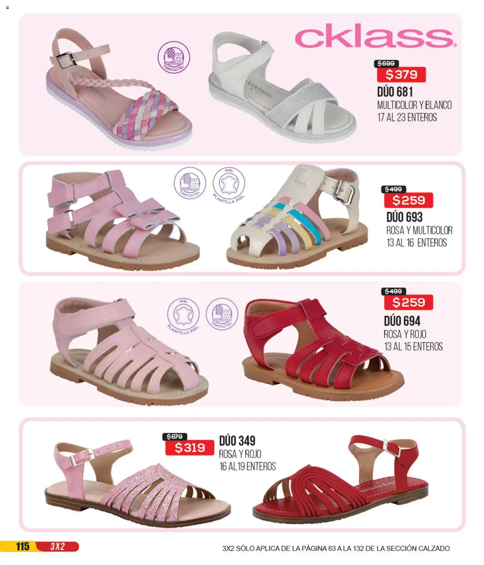 Nuevas ofertas de Cklass válidas en toda la República Mexicana desde el 14.04.2026. ¡Encuentra las mejores ofertas en Cklass catálogo 3X2 Digital Ropa! | Página: 212