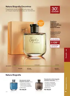 Natura - Ciclo 18/2025 - Pré-Visualização do folheto da loja Natura, válido de 30.10.2025 | Página: 89 | Produtos: Fragrância, Desodorante