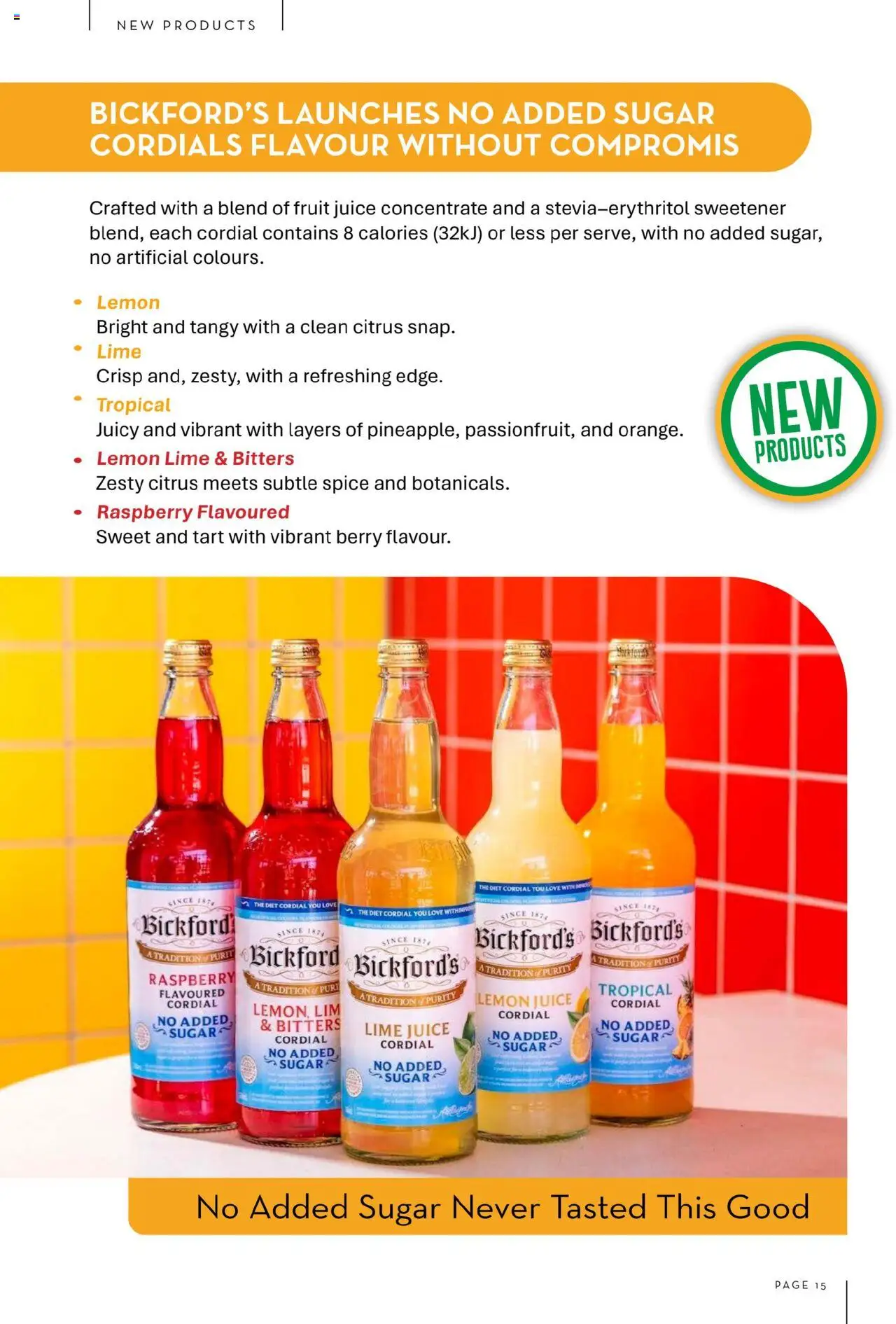 Drakes catalogue - valid from 01.08.2025 | Page: 15 | Products: Chocolate, Juice, Sugar, Lime