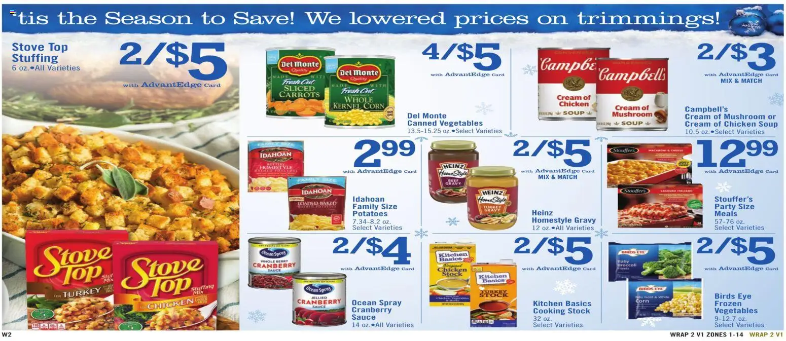 Price Chopper Weekly Ad - valid from 13.12.2025 | Page: 14 | Products: Broccoli, Cheese, Cream, Vegetables