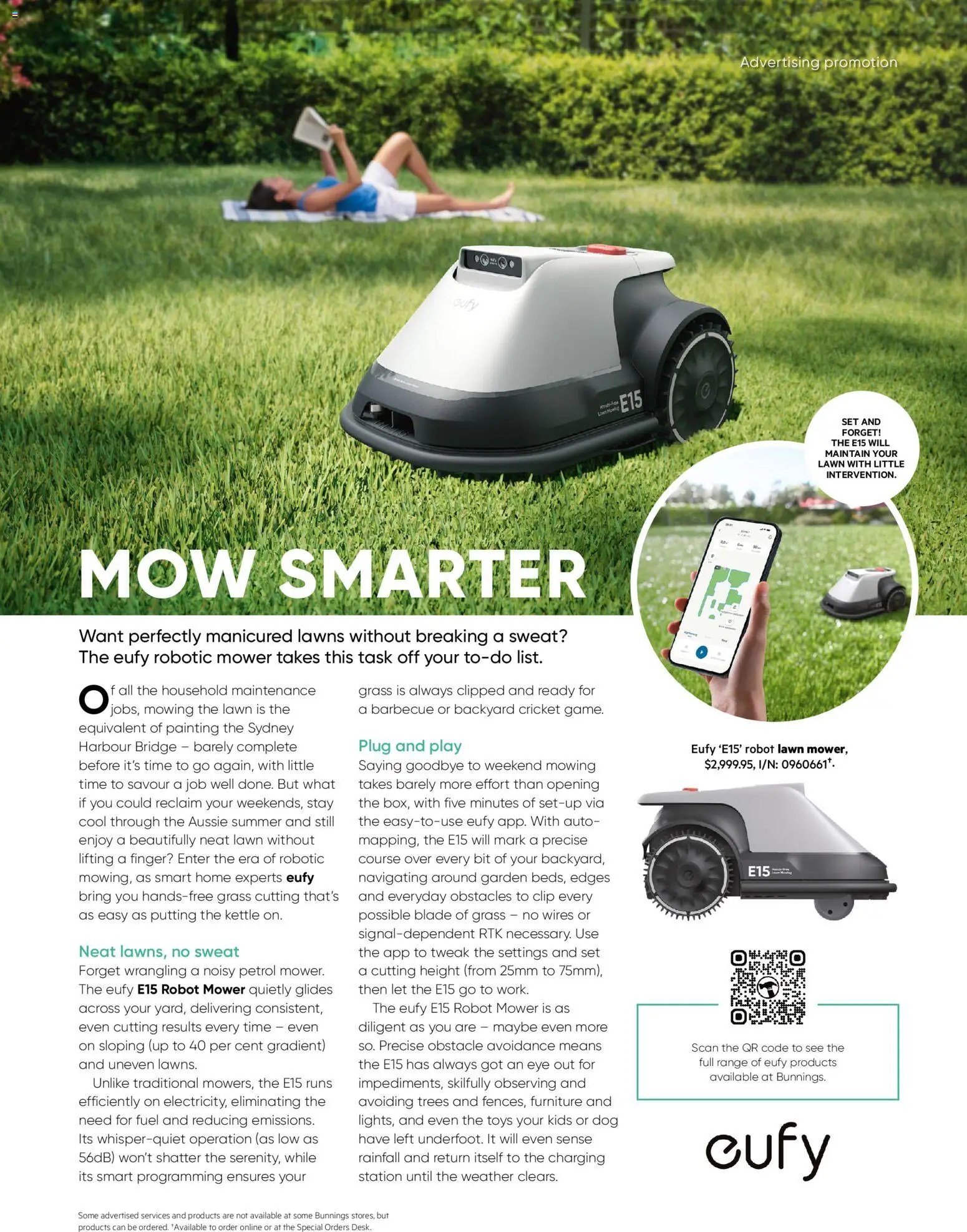 Bunnings Warehouse catalogue - valid from 01.02.2026 | Page: 63 | Products: Clip, Kettle, Robot, Mower