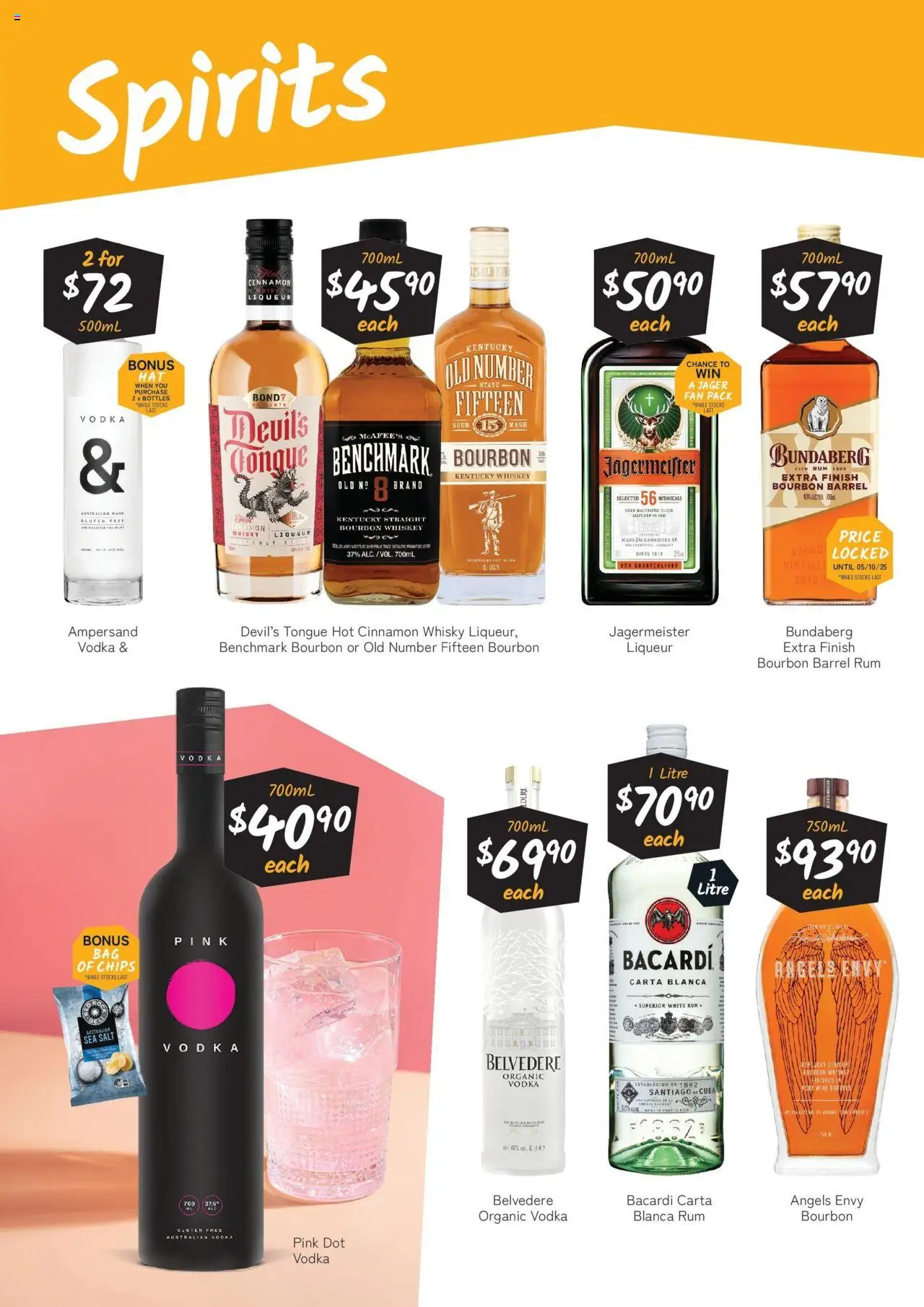 Cellarbrations catalogue - valid from 08.09.2025 | Page: 4 | Products: Bourbon, Vodka, Whiskey, Fan
