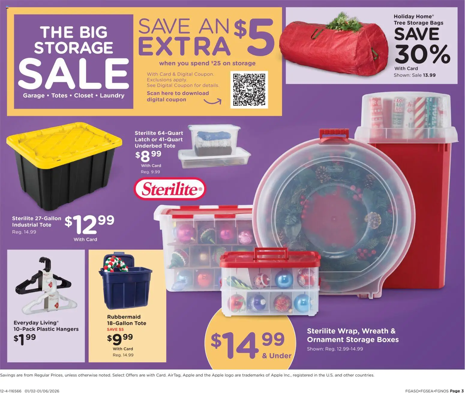 Fred Meyer Home & Apparel - valid from 02.01.2026 | Page: 5 | Products: Closet