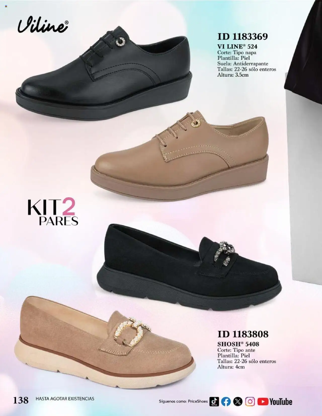 Nuevas ofertas de Price Shoes válidas en toda la República Mexicana desde el 05.08.2024. ¡Encuentra las mejores ofertas en Price Shoes catálogo Vestir Casual ! | Página: 138