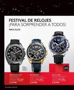 Catálogo Ésika Campaña 18 válido desde el 01.12.2025 | Página: 76 | Productos: Caja, Reloj