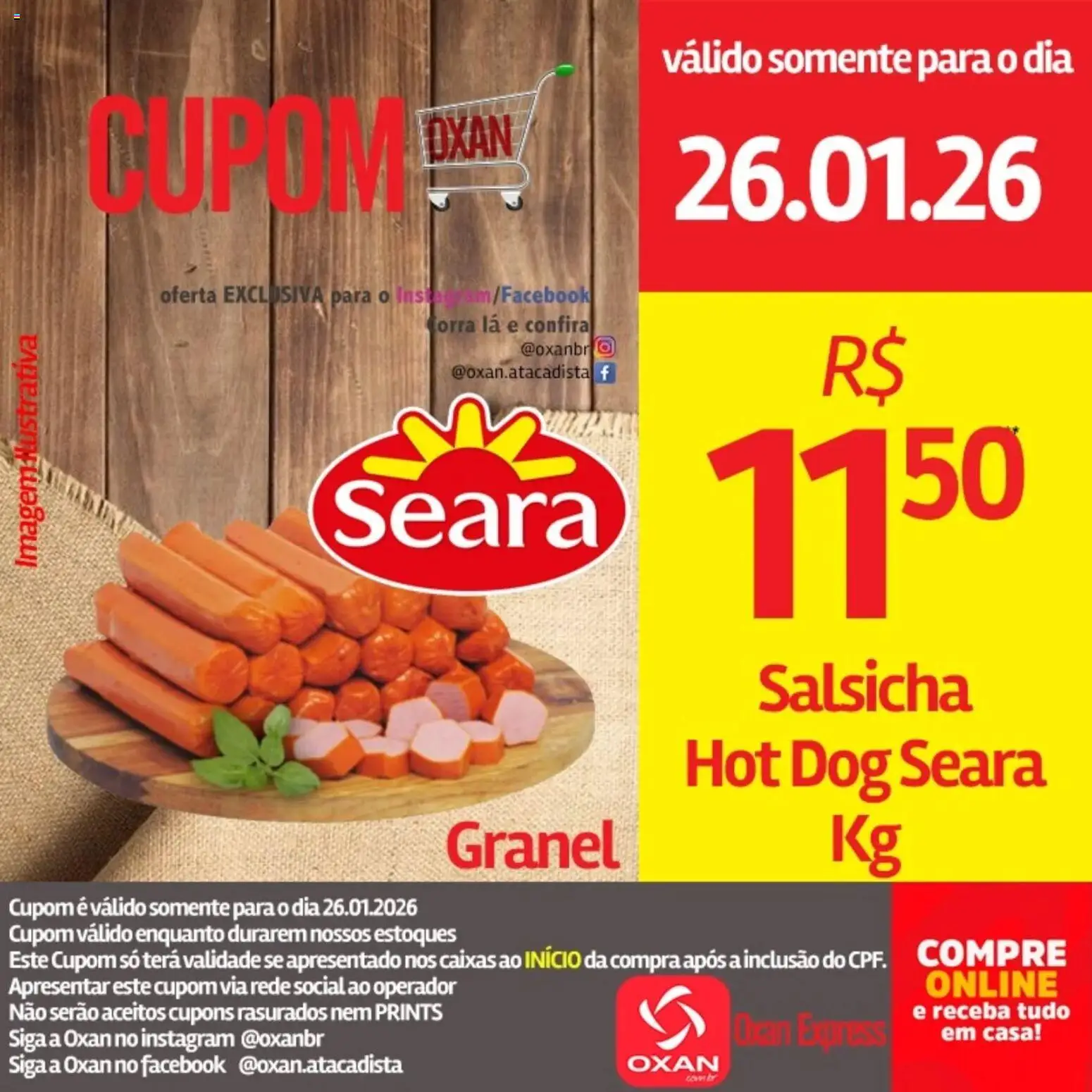 Oxan Atacadista Folheto - válido de 26.01.2026 | Página: 14 | Produtos: Salsicha