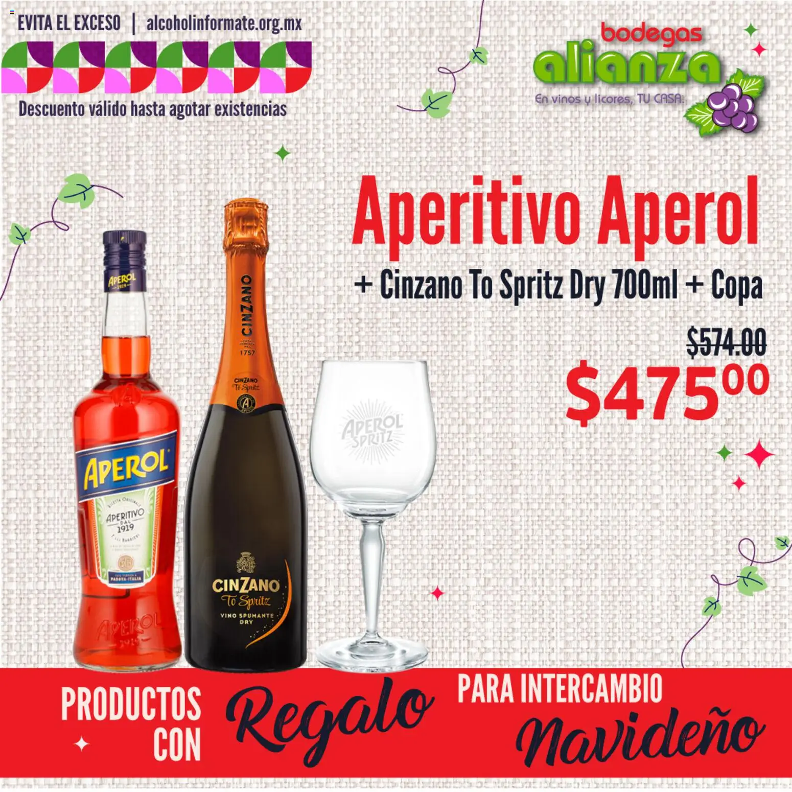 Nuevas ofertas de Bodegas Alianza válidas en toda la República Mexicana desde el 23.12.2025. ¡Encuentra las mejores ofertas en Bodegas Alianza catálogo Productos con Regalo! | Página: 2 | Productos: Vino, Té