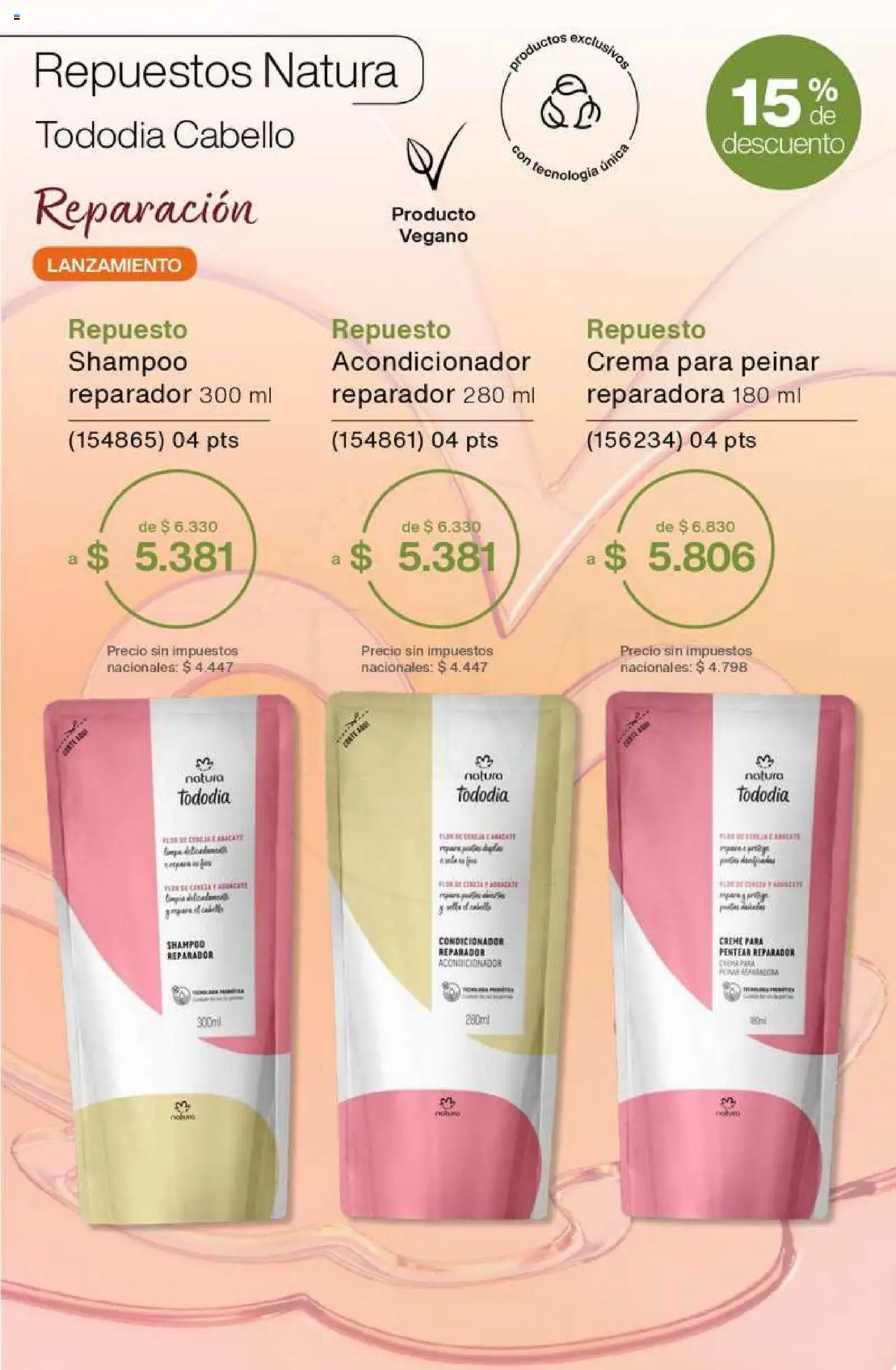 Catálogo Natura Ciclo 8 │ válido desde el 03.06.2025 | Página: 248 | Productos: Shampoo, Acondicionador, Crema