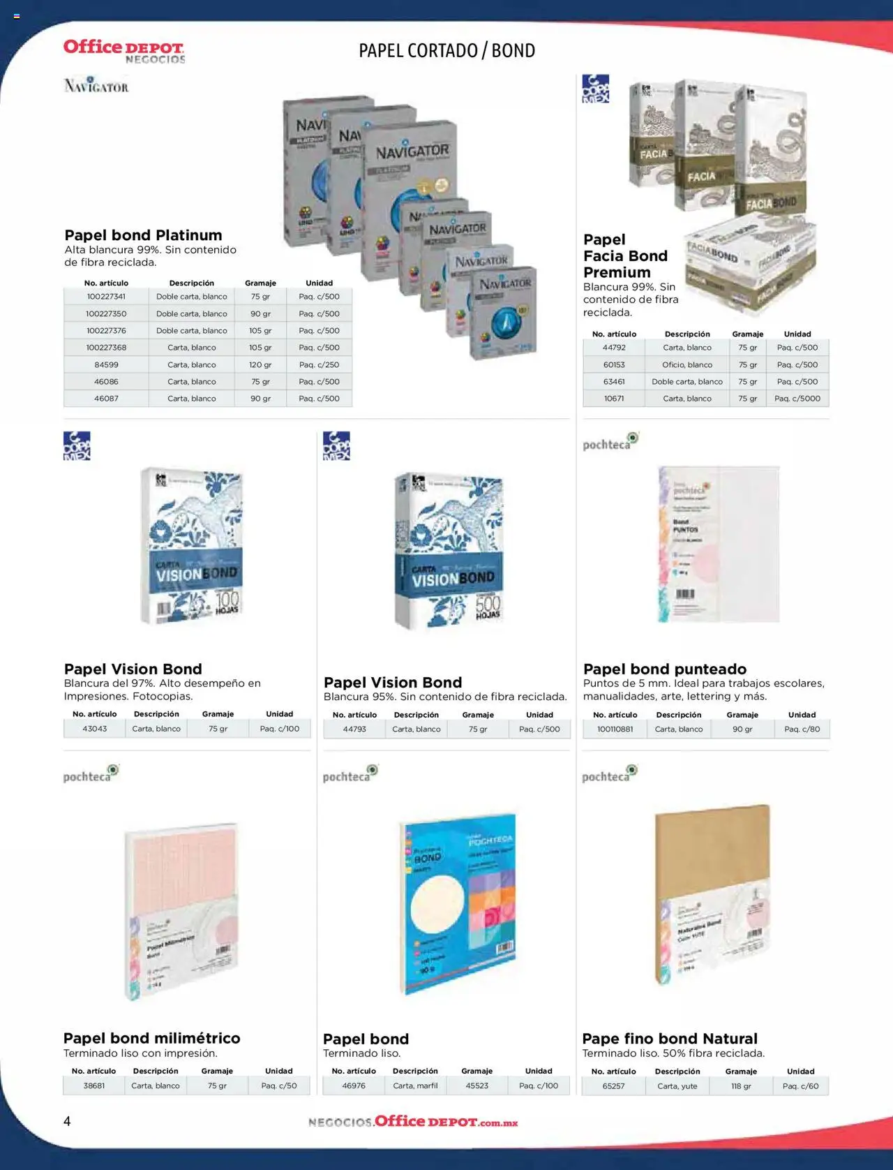 Nuevas ofertas de Office Depot válidas en toda la República Mexicana desde el 09.01.2025. ¡Encuentra las mejores ofertas en Office Depot catálogo 2025! | Página: 6