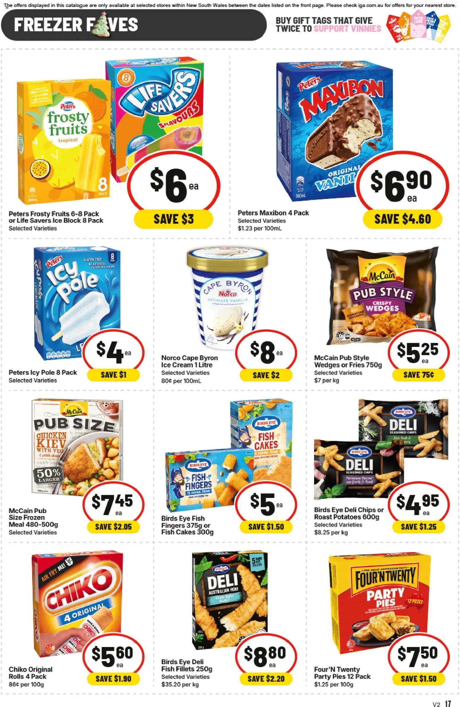 IGA catalogue - valid from 12.11.2025 | Page: 13 | Products: Chips, Cream, Potatoes, Fruits