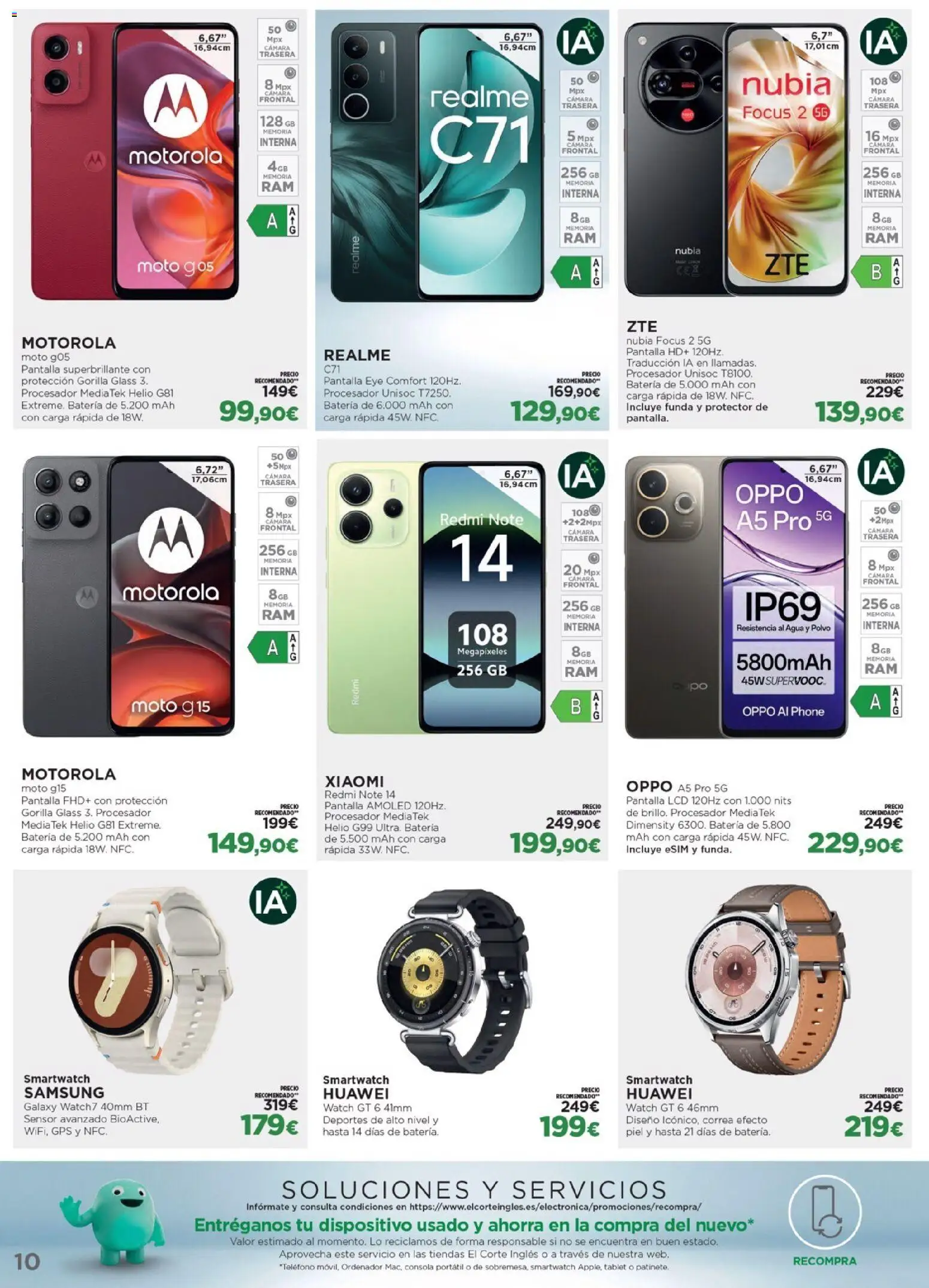 Nuevas ofertas de El Corte Inglés válidas en toda la República Mexicana desde el 27.10.2025. ¡Encuentra las mejores ofertas en El Corte Inglés catálogo Los Tecnoprecios! | Página: 10 | Productos: Agua, Tablet, Funda, Polvo