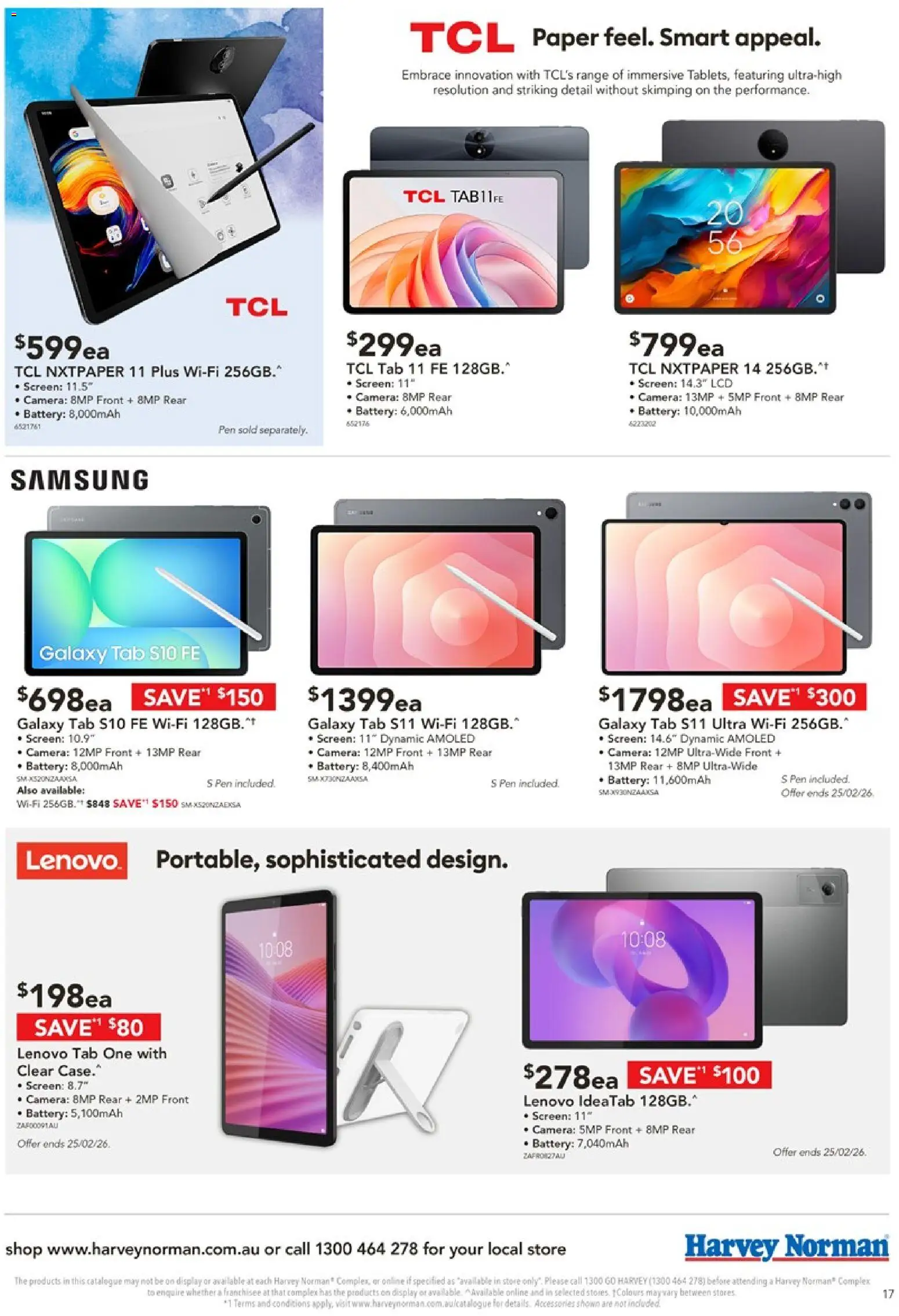 Harvey Norman catalogue - valid from 19.02.2026 | Page: 17 | Products: Battery, Accessories, Camera, Screen