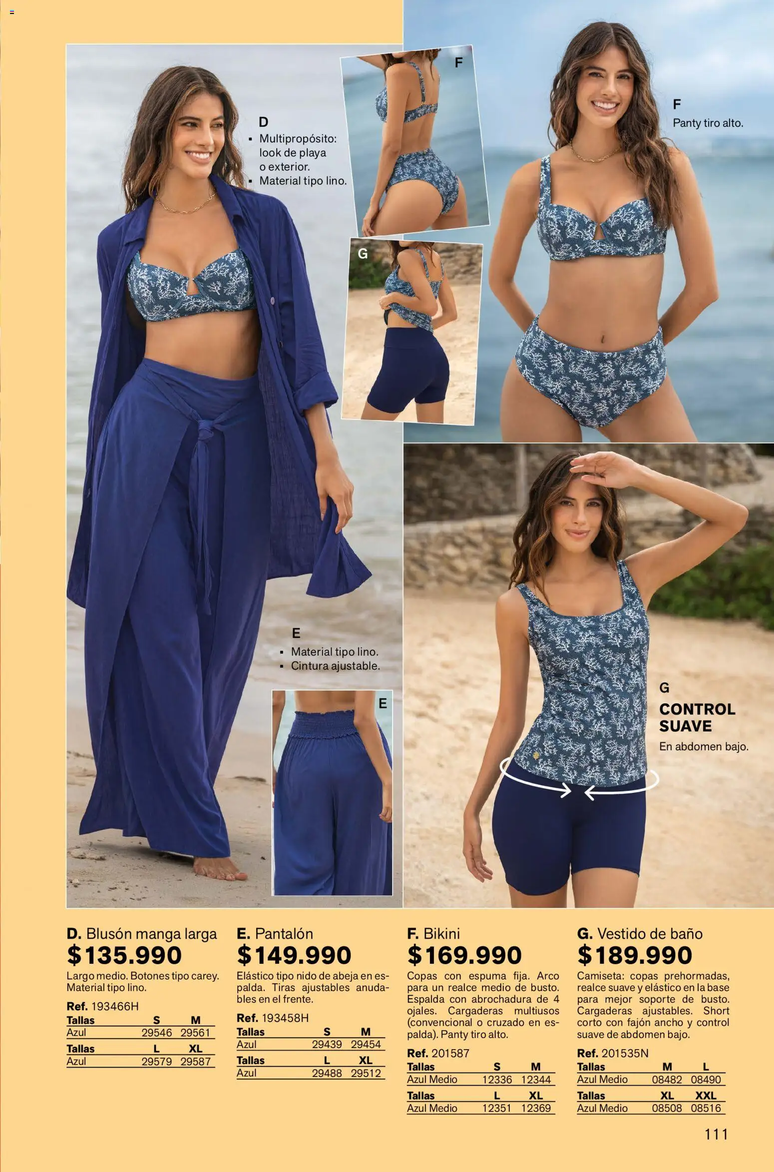 Leonisa revista - valida desde el 02.01.2026 | Página: 111 | Productos: Espuma, Bikini, Short, Baño