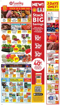 Preview of Lucky Supermarkets weekly ads valid from 22.10.2025