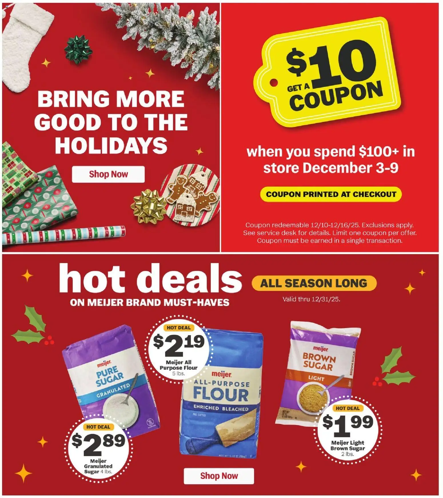 Meijer Weekly Ad - valid from 03.12.2025 | Page: 35 | Products: Desk, Sugar