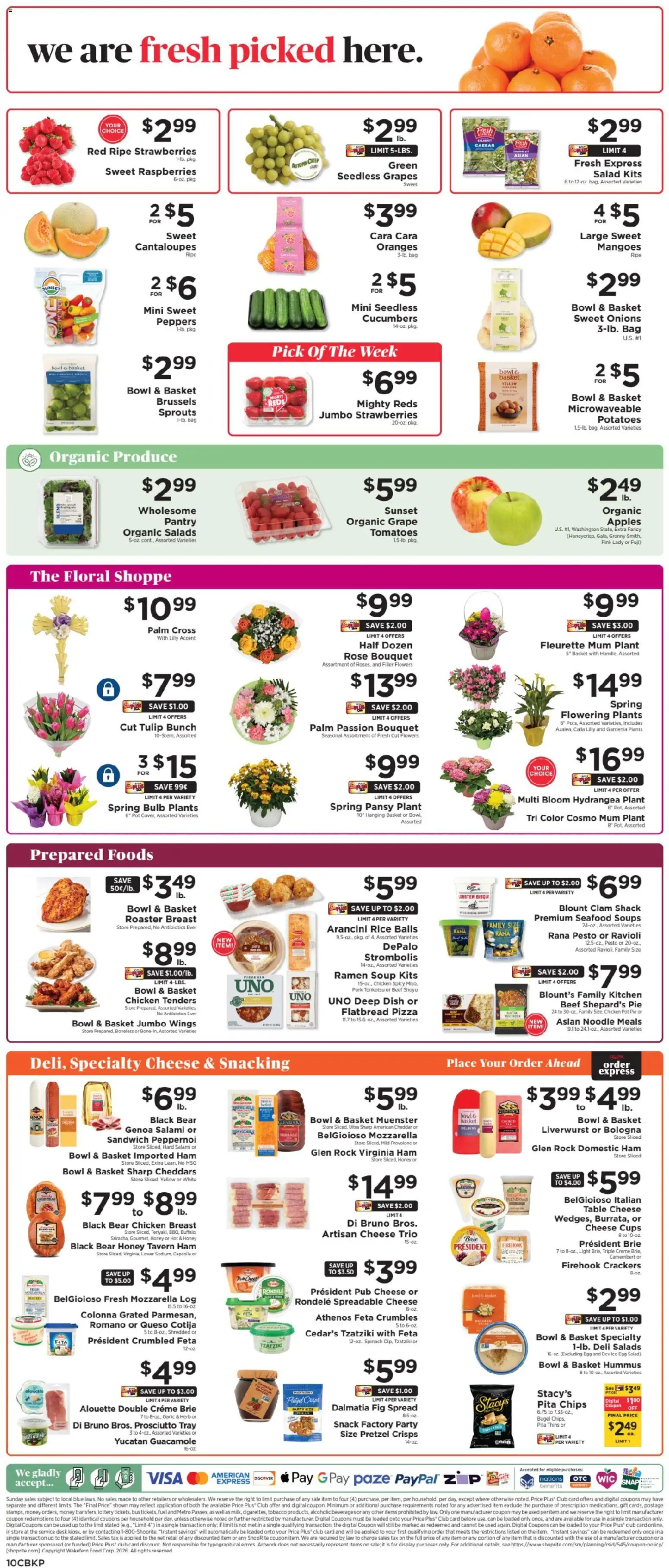 ShopRite Weekly Ad 2 - valid from 22.03.2026 | Page: 11 | Products: Salami, Oranges, Cucumbers, Bag