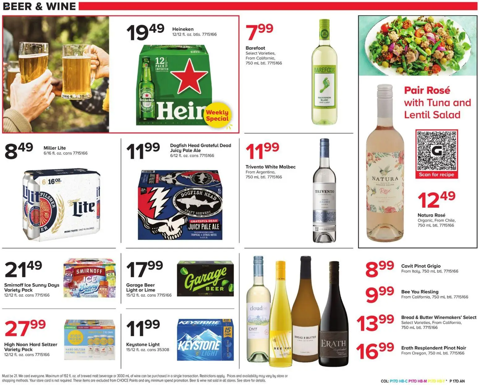 Giant Weekly Ad - valid from 17.04.2026 | Page: 18 | Products: Bread, Beer, Salad, Lime