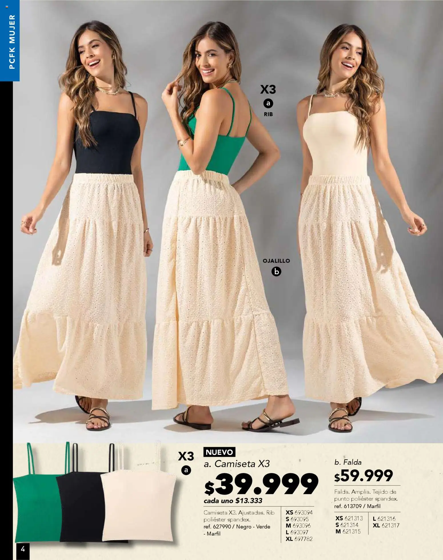 Pacifika revista - valida desde el 01.11.2025 | Página: 4 | Productos: Falda, Camiseta