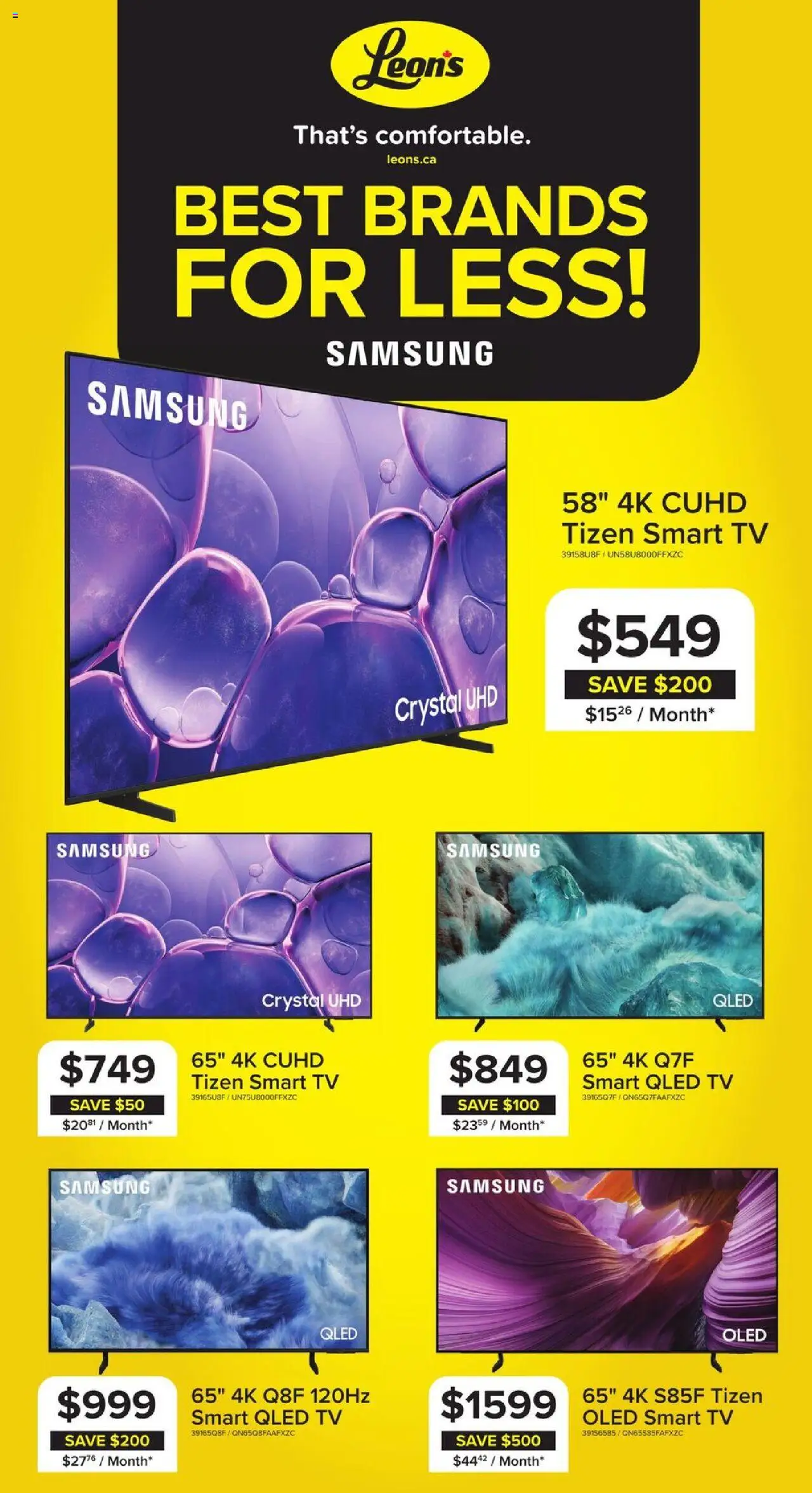 Leon's flyer valid from 19.09.2025 | Page: 1 | Products: Tv
