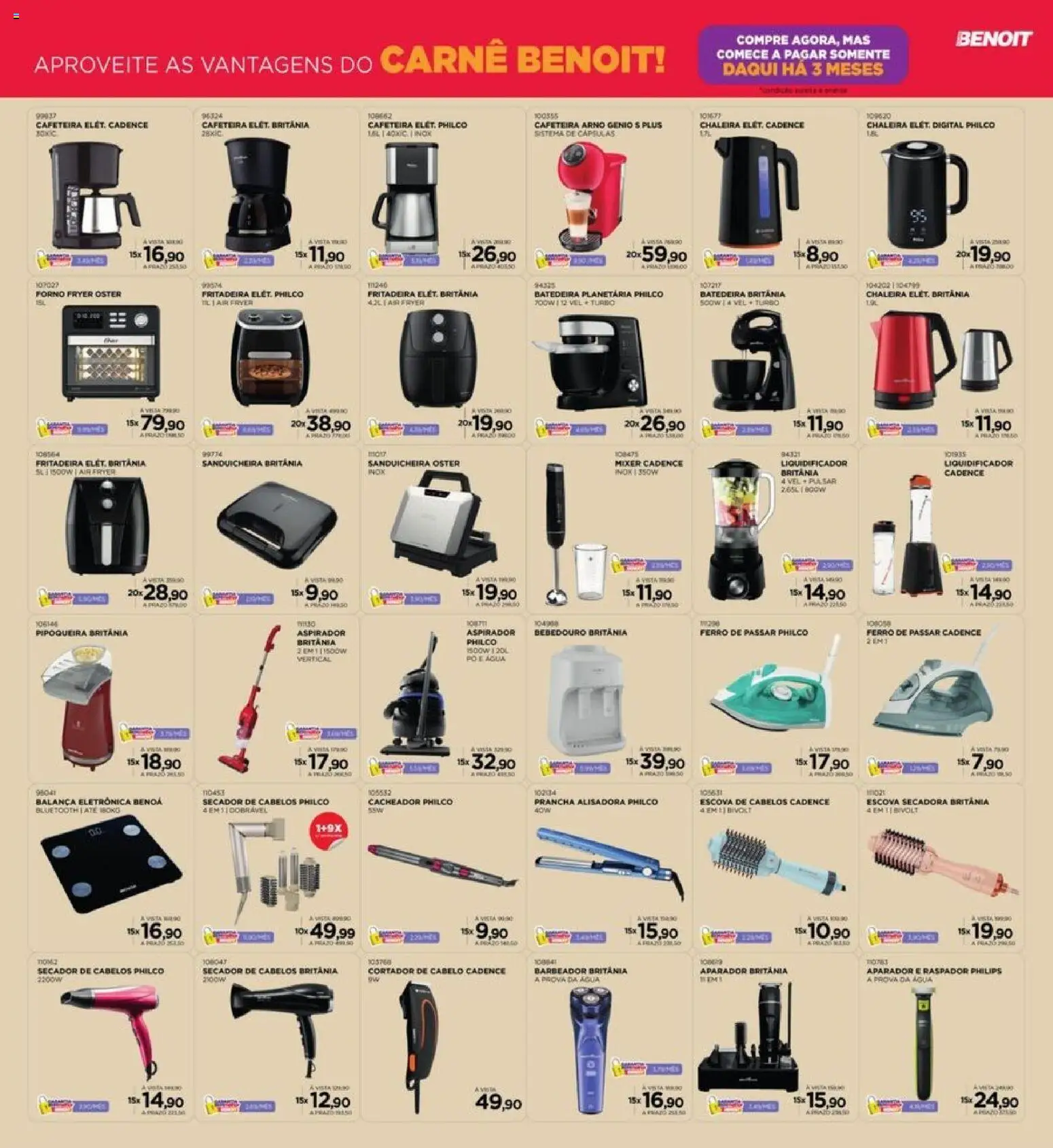 Benoit Folheto - válido de 01.03.2026 | Página: 4 | Produtos: Escova, Liquidificador, Pipoqueira, Cortador