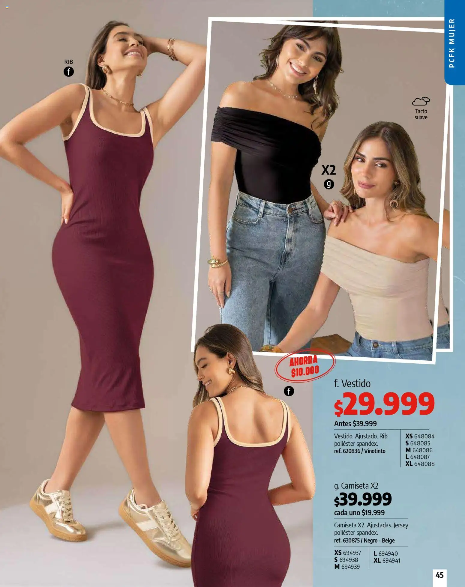 Pacifika revista - valida desde el 01.01.2026 | Página: 45 | Productos: Camiseta, Vestido