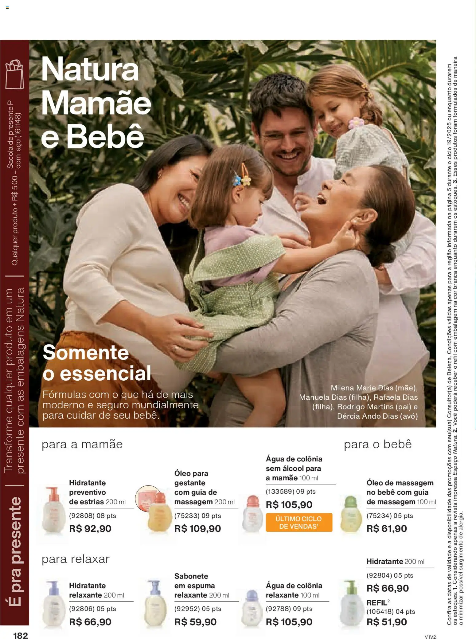 Natura Folheto - válido de 26.11.2025 | Página: 182 | Produtos: Revista, Óleo, Sabonete