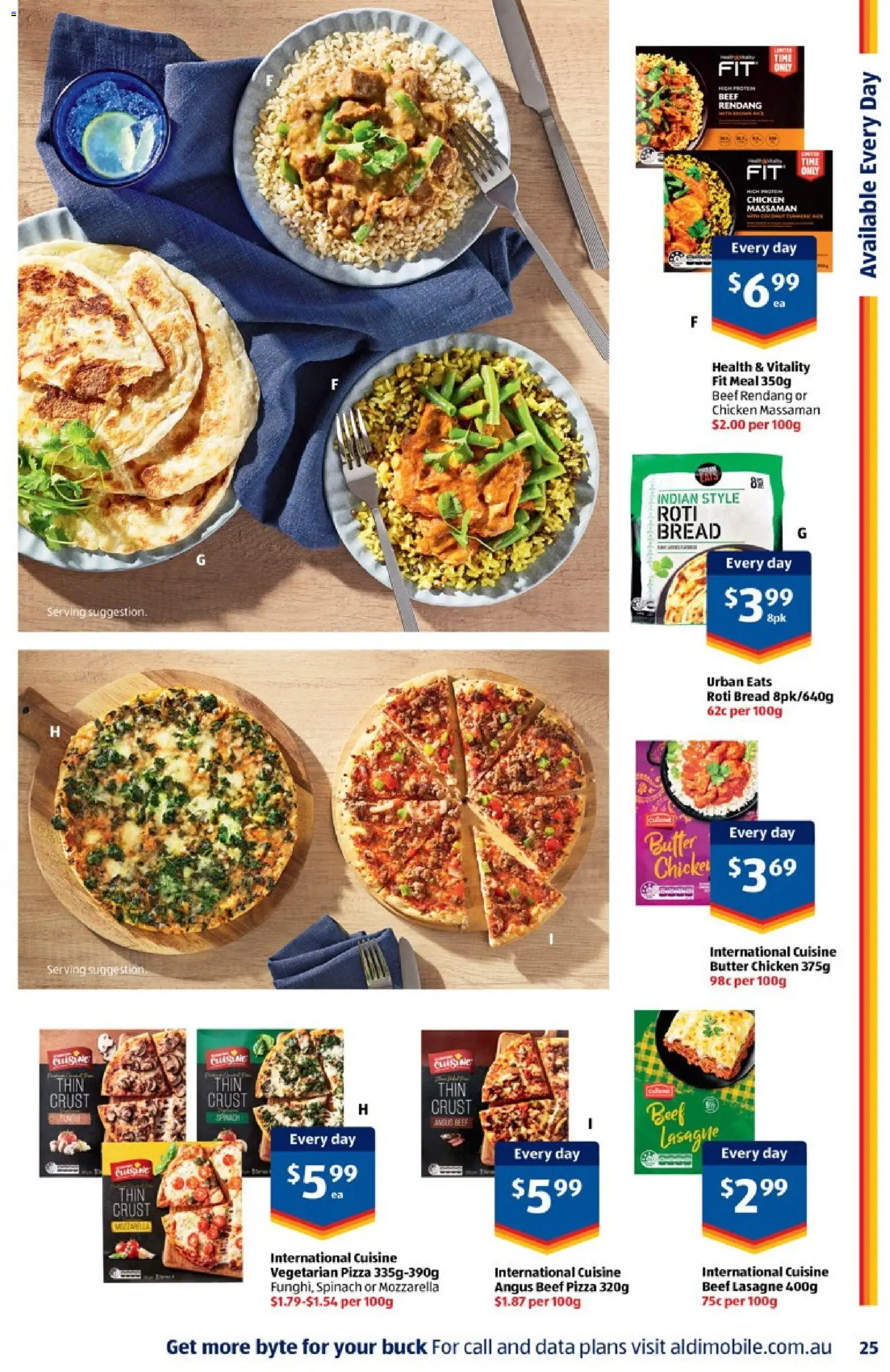 Aldi catalogue - valid from 12.11.2025 | Page: 25 | Products: Butter, Chicken, Beef, Spinach