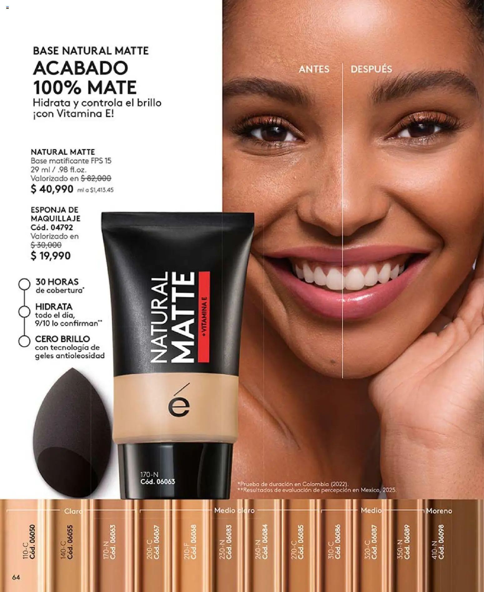 Ésika revista - valida desde el 03.04.2026 | Página: 64 | Productos: Esponja, Brillo, Maquillaje, Esponja de maquillaje