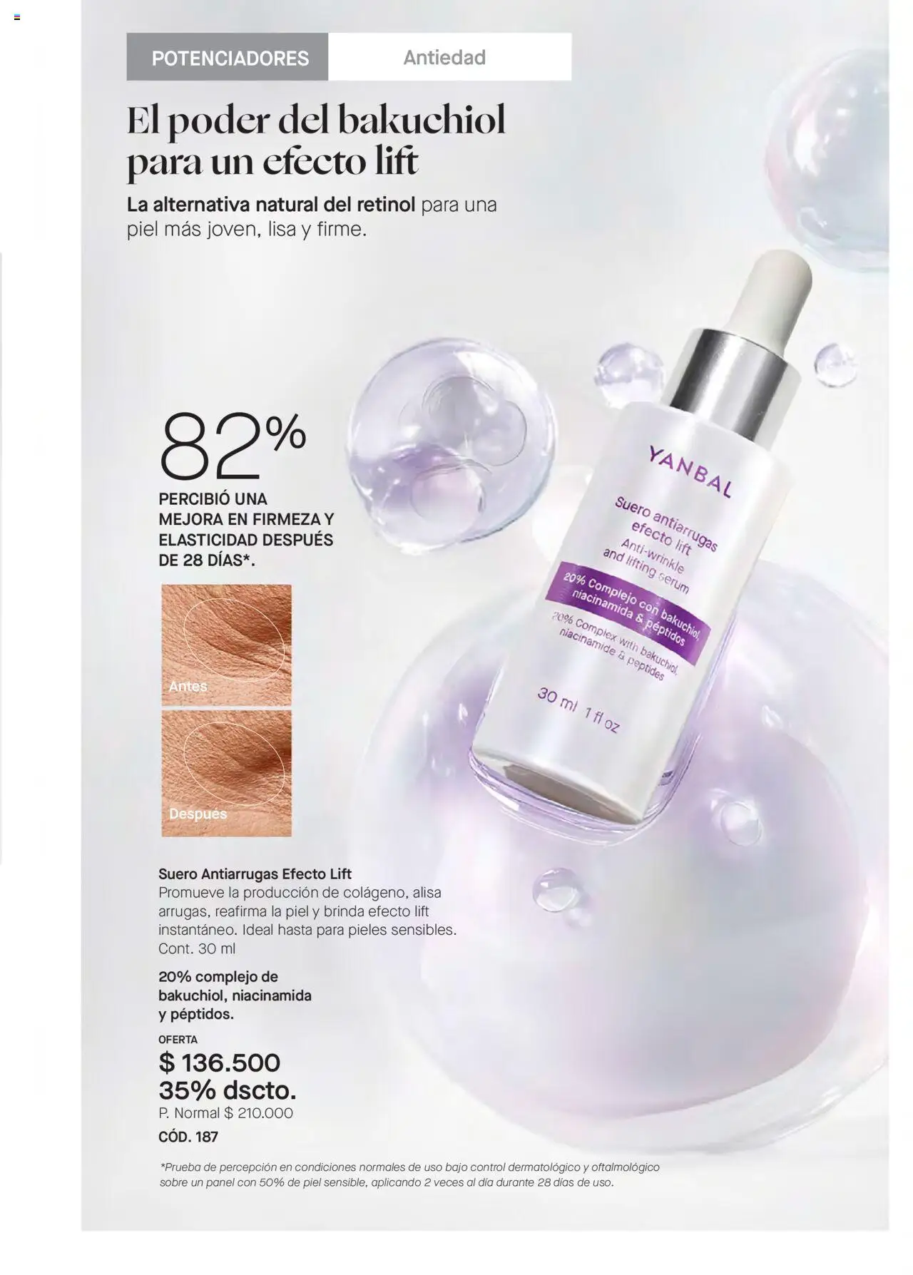 Yanbal revista - valida desde el 11.10.2025 | Página: 21 | Productos: Serum, Sobre