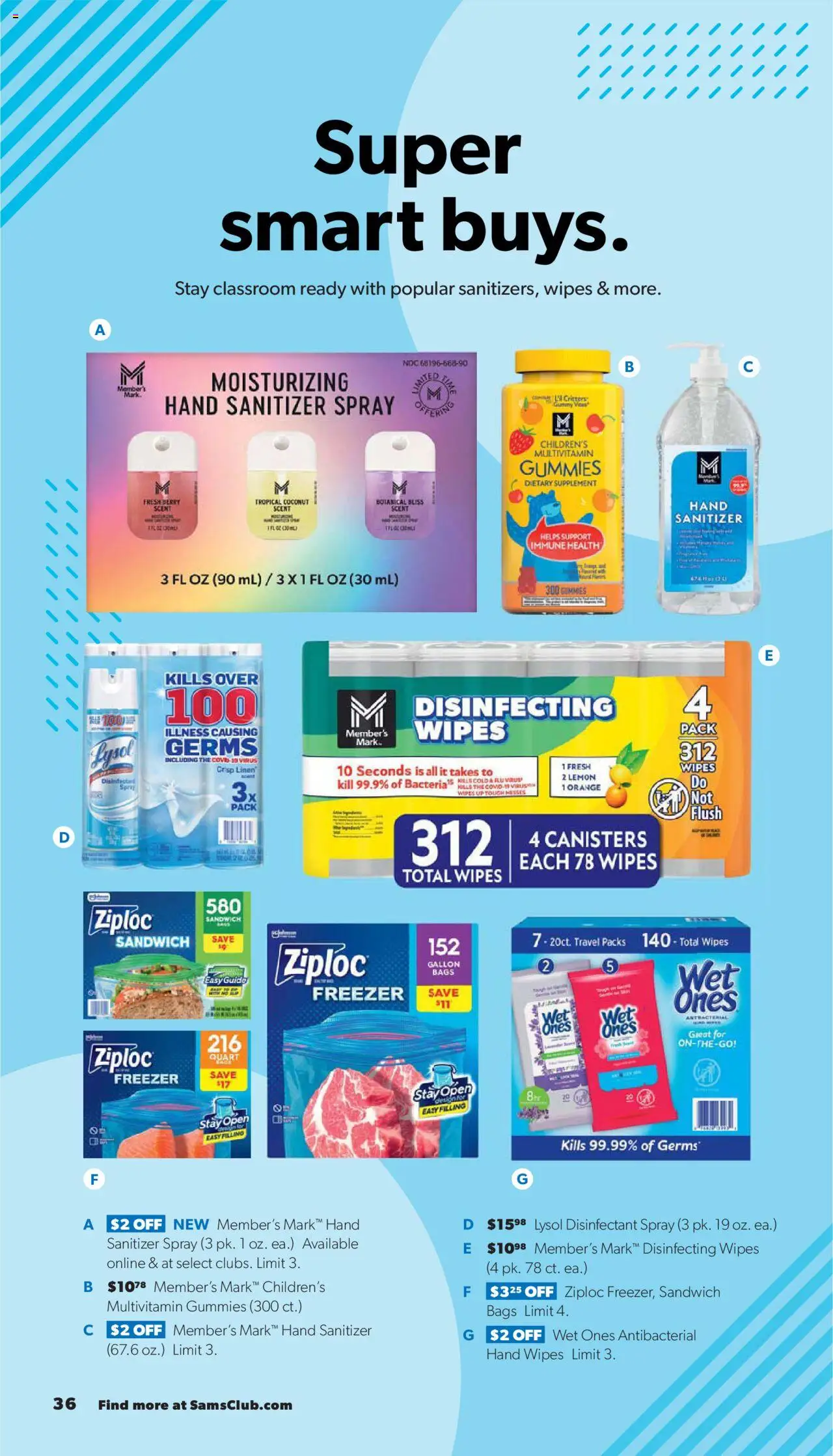 Sam's Club Instant Savings - valid from 23.07.2025 | Page: 36 | Products: Multivitamin, Lemon, Freezer