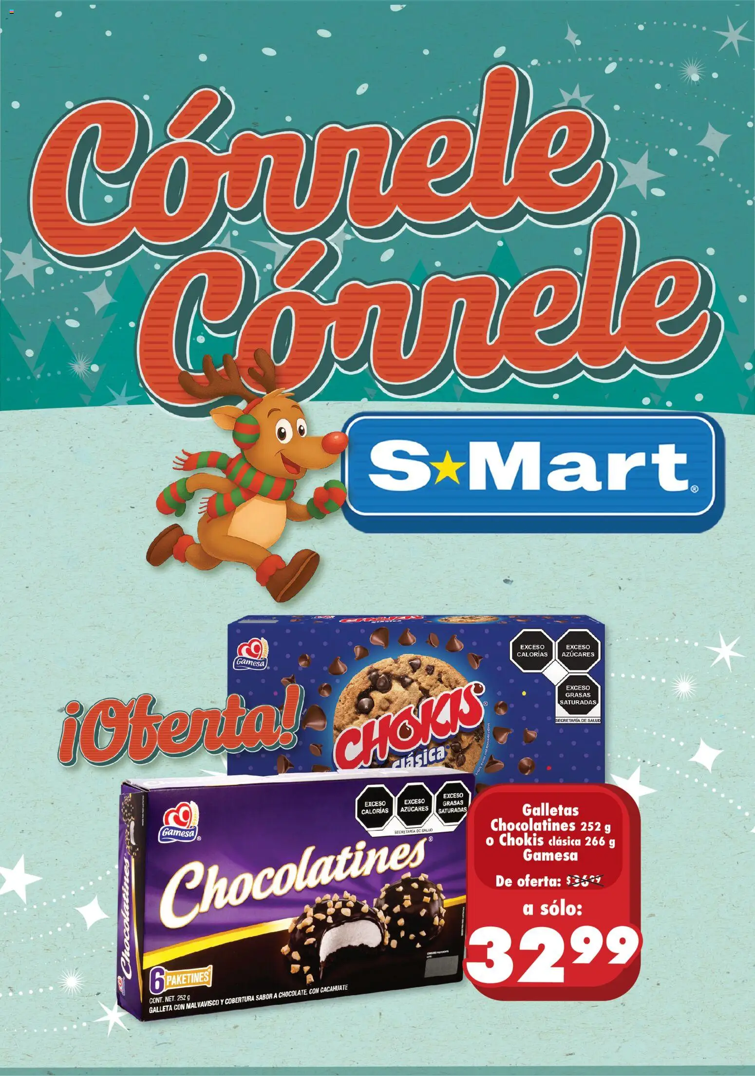 Nuevas ofertas de S-Mart válidas en toda la República Mexicana desde el 07.11.2025. ¡Encuentra las mejores ofertas en S-Mart folleto Ofertas de Feria Monterrey! | Página: 2 | Productos: Cacahuate, Galletas