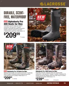 Cabela's Hunting Master 25 - valid from 11.08.2025 | Page: 119 | Products: Cushion, Boots