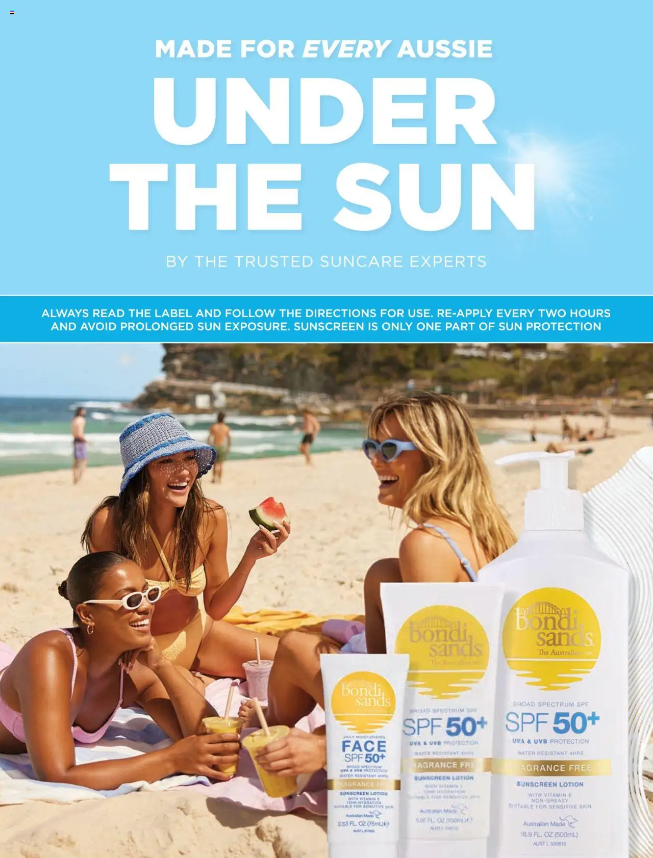 Coles catalogue - valid from 06.01.2025 | Page: 40 | Products: Table, Sunscreen, Lotion, Sun protection