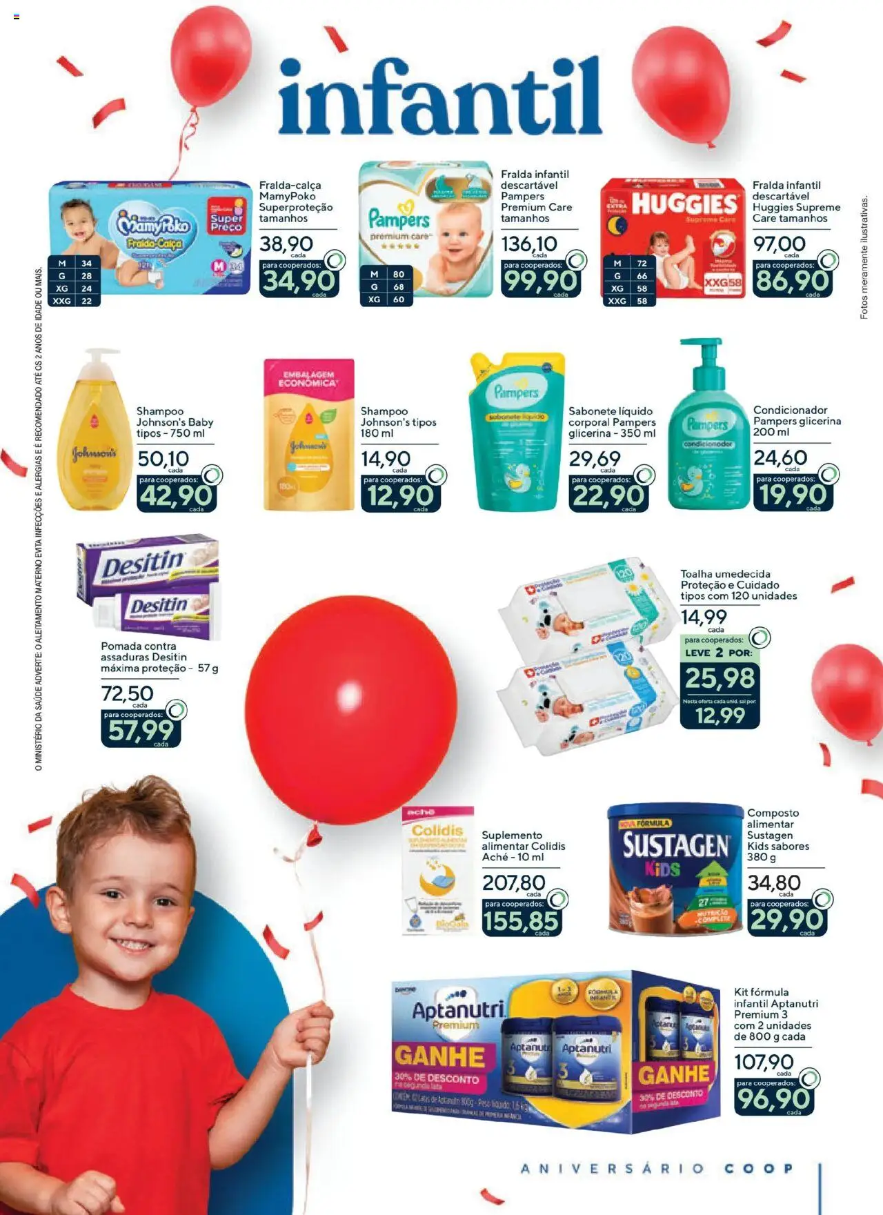 Coop Folheto - válido de 03.10.2025 | Página: 8 | Produtos: Pampers, Sabonete, Sal, Toalha umedecida