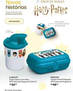 Tupperware - Catálogo Vitrine 03 - Pré-Visualização do folheto da loja Tupperware, válido de 01.03.2026 | Página: 74 | Produtos: Bico