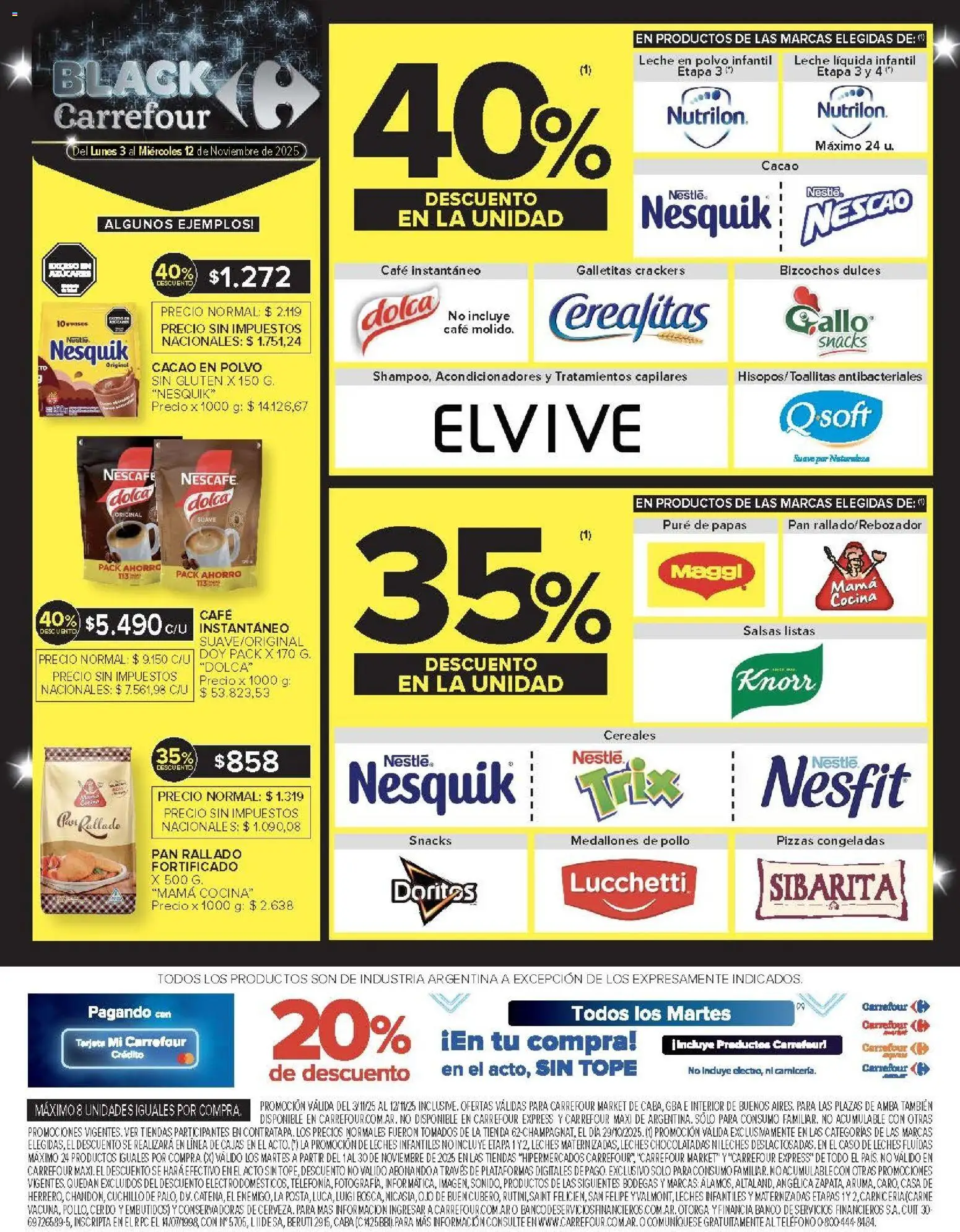 Carrefour Market catálogo │ válido desde el 03.11.2025 | Página: 7 | Productos: Cocina, Banco, Café, Cacao