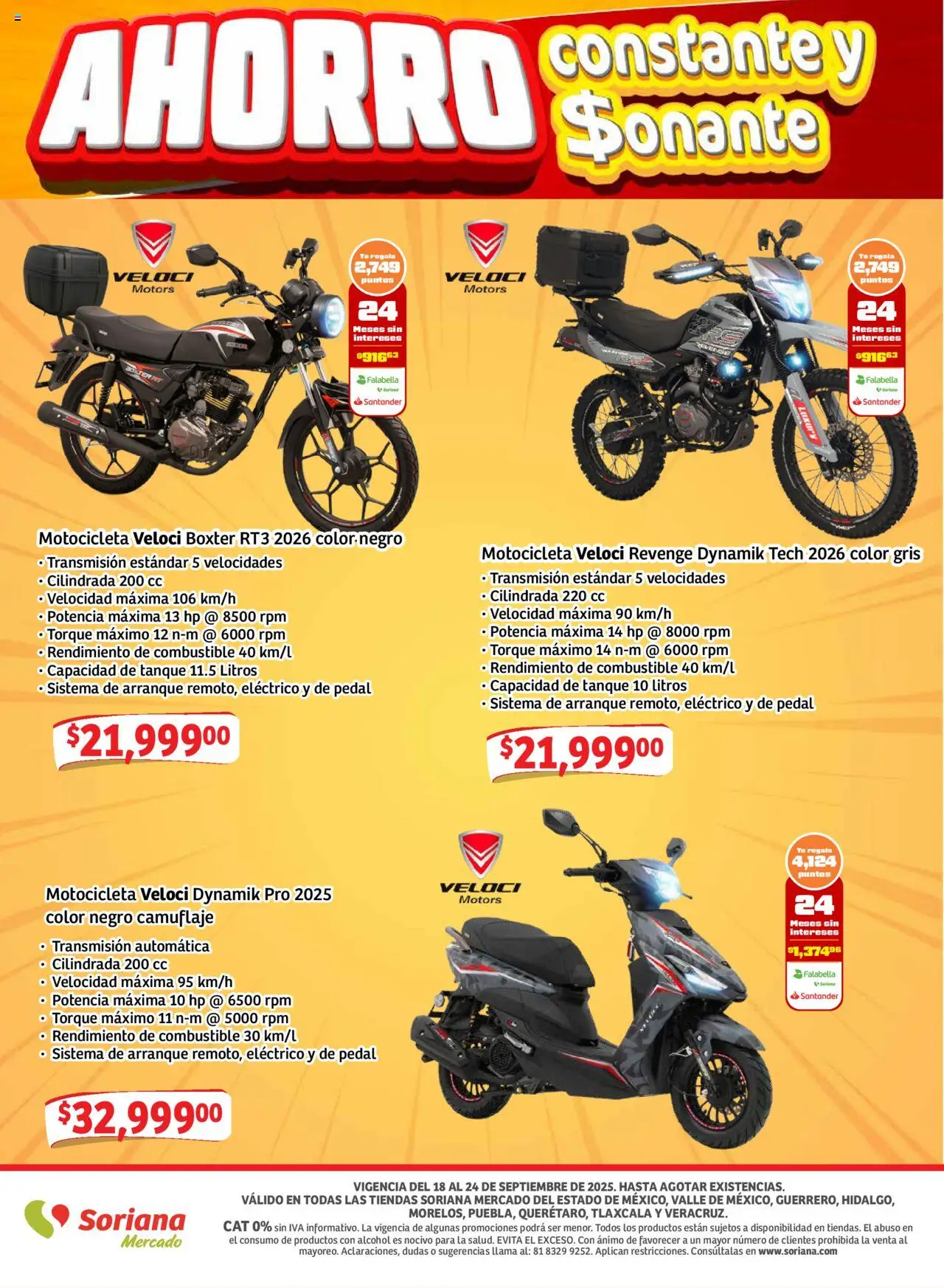 Nuevas ofertas de Soriana válidas en toda la República Mexicana desde el 18.09.2025. ¡Encuentra las mejores ofertas en Soriana - Pesito Valedor Mercado: Edo Mex, Valle De México, Gro, Hgo, Mor, Pue, Qto, Tlax, Ver! | Página: 27 | Productos: Té