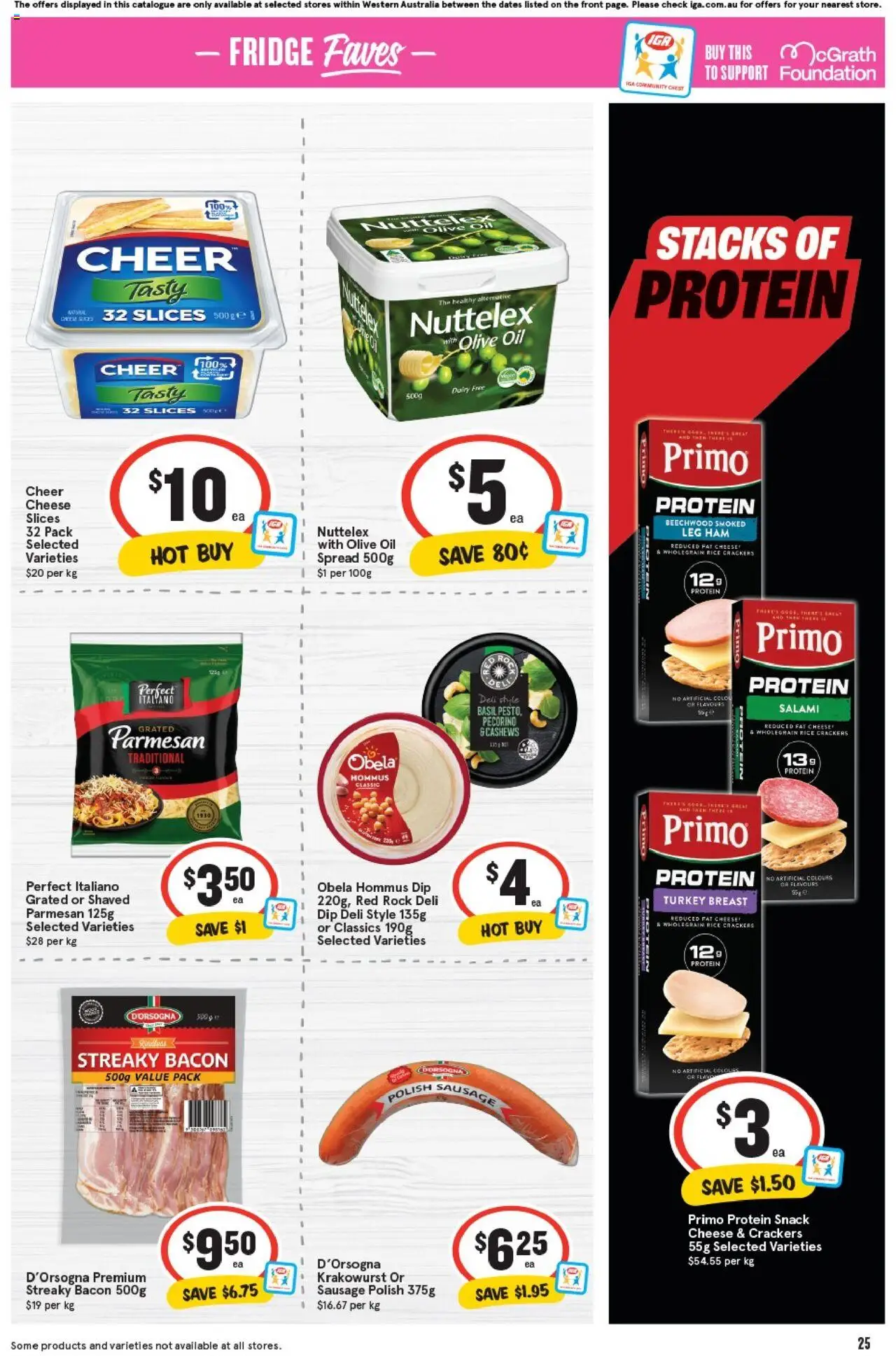 IGA catalogue - valid from 24.09.2025 | Page: 28 | Products: Bacon, Crackers, Ham, Olive oil