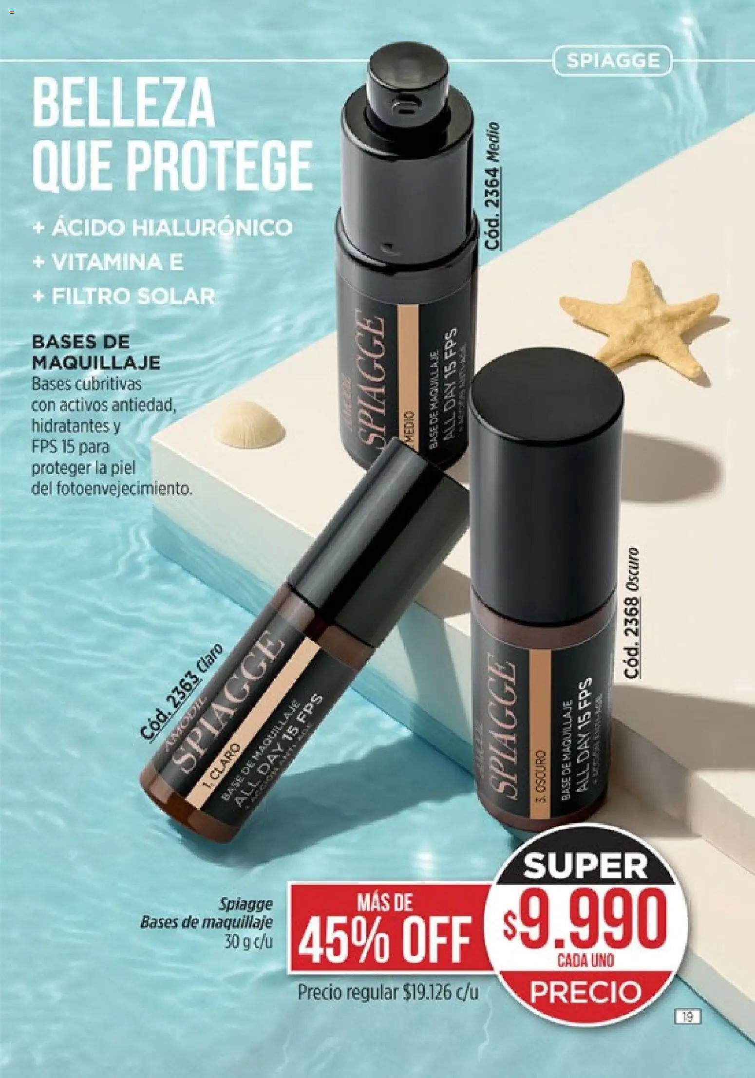 Catálogo Amodil Campaña 1/2026 │ válido desde el 01.01.2026 | Página: 19 | Productos: Base de maquillaje, Maquillaje