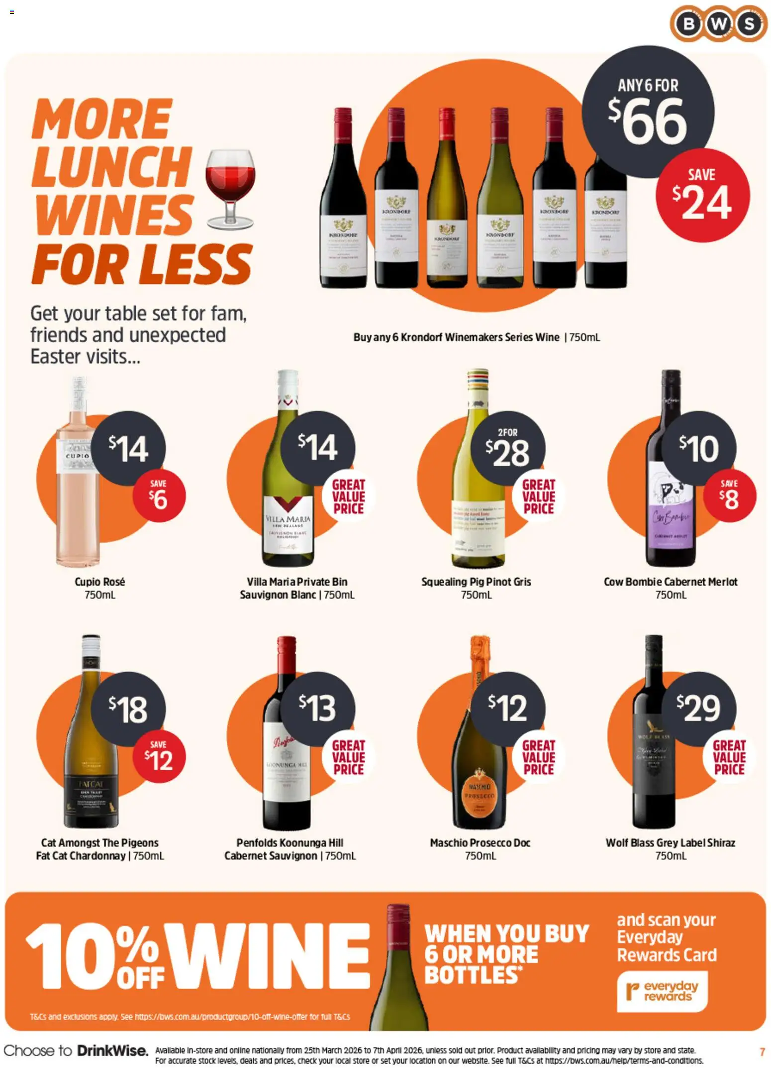 BWS catalogue - valid from 25.03.2026 | Page: 7 | Products: Table, Wine