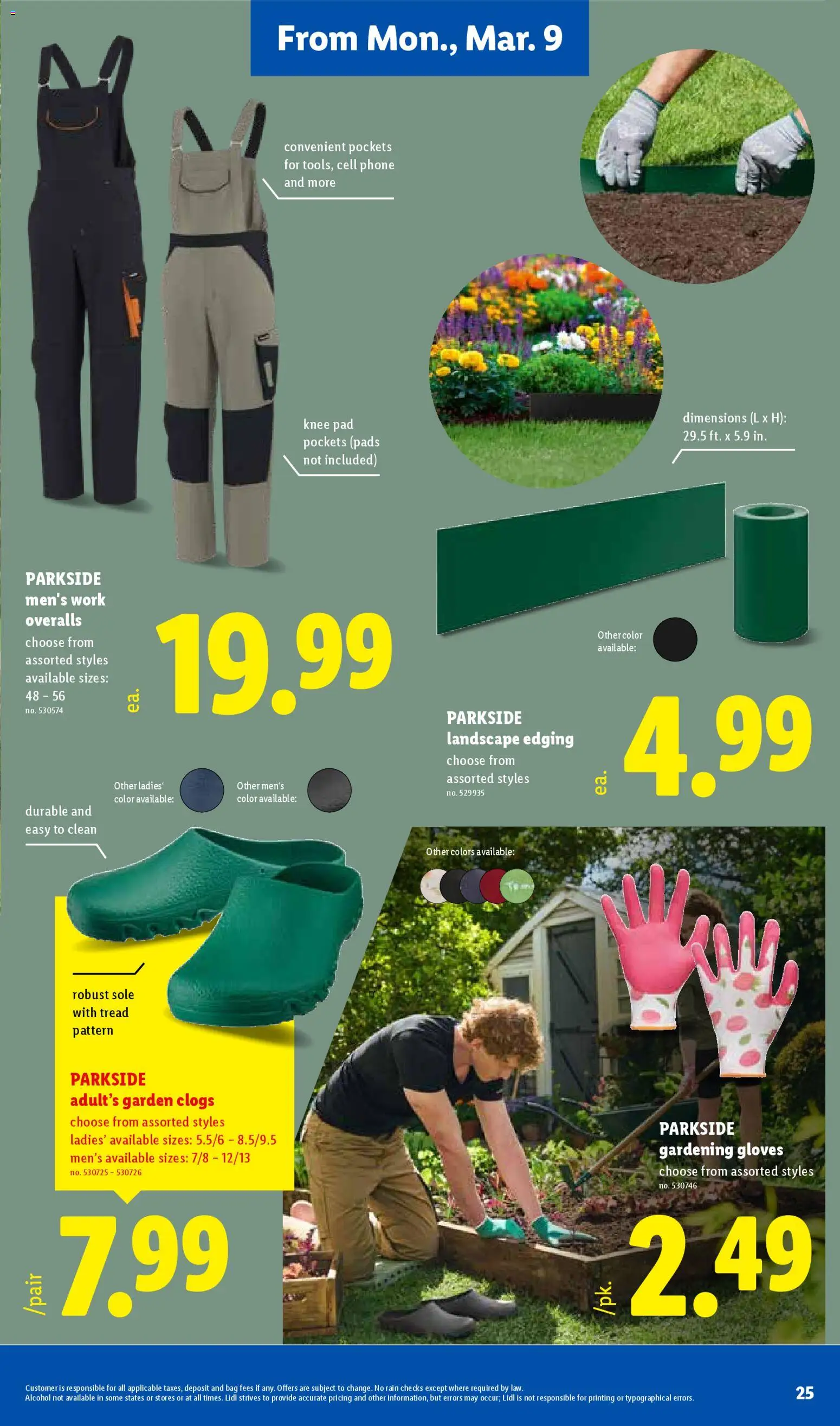 Lidl Weekly Ad - valid from 04.03.2026 | Page: 25 | Products: Knee Pad, Pads, Gloves, Cell Phone