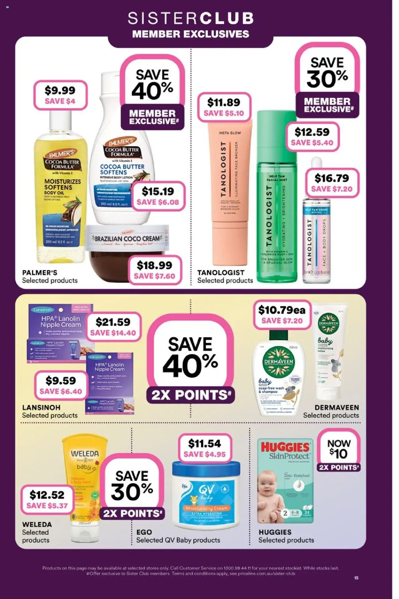 Priceline Pharmacy catalogue - valid from 16.10.2025 | Page: 15 | Products: Butter, Shampoo, Oil, Lotion