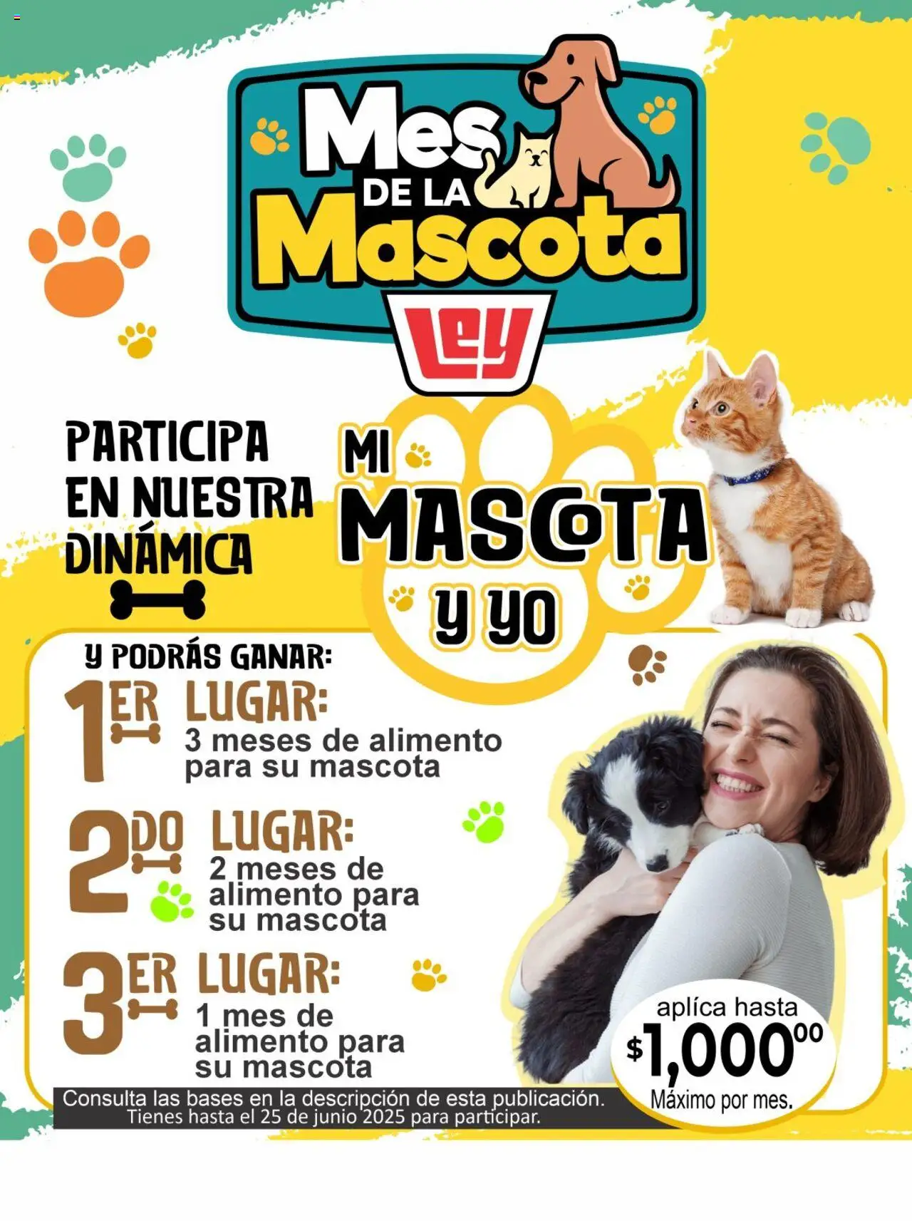Nuevas ofertas de Casa Ley válidas en toda la República Mexicana desde el 21.07.2025. ¡Encuentra las mejores ofertas en Casa Ley - Folleto Mi mascota y yo! | Página: 1