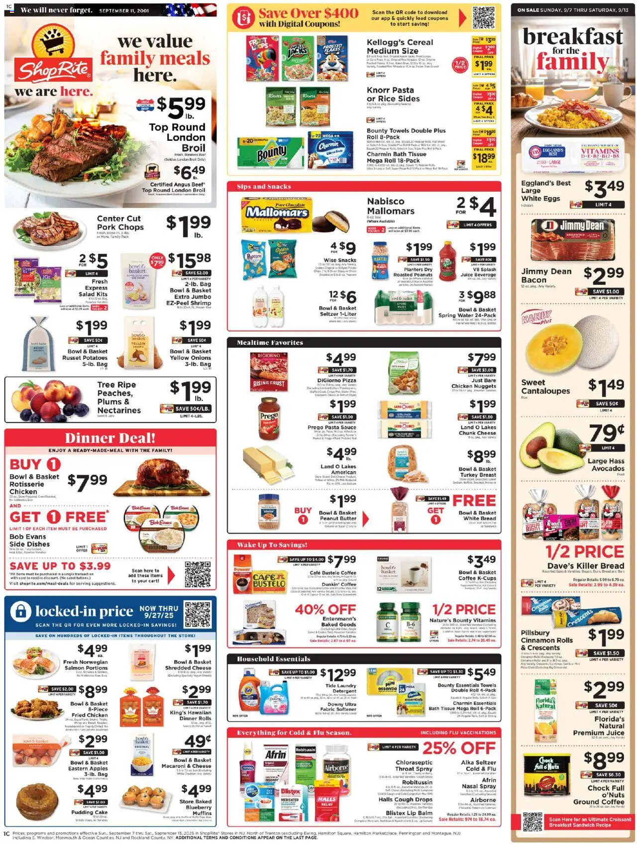 ShopRite Weekly Ad - NJ - valid from 07.09.2025 | Page: 2 | Products: Box, Pizza, Fabric softener, Jacks