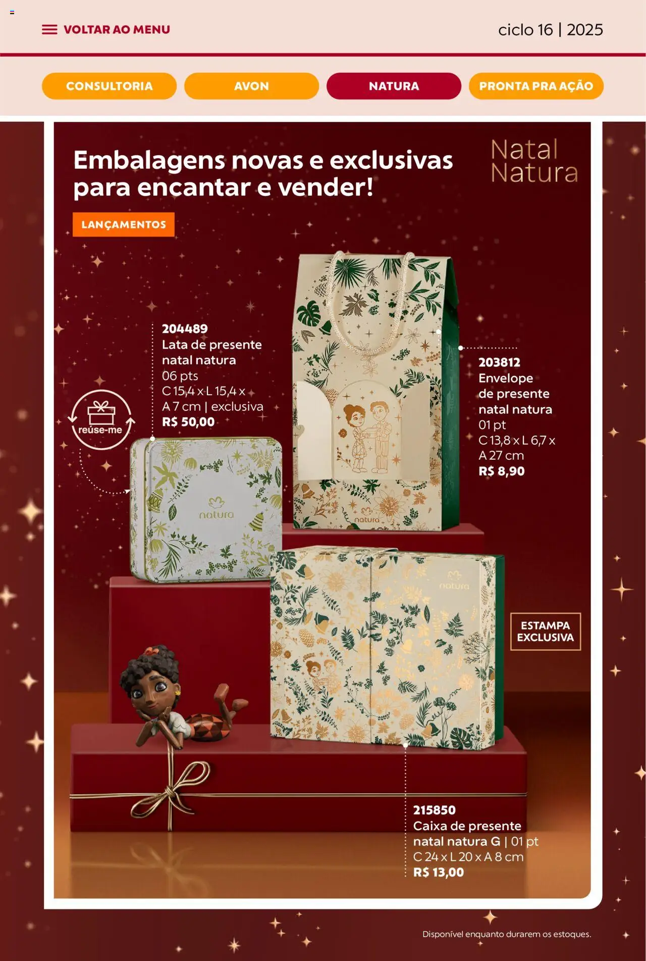 Avon Folheto - válido de 26.09.2025 | Página: 86 | Produtos: Caixa, Envelope
