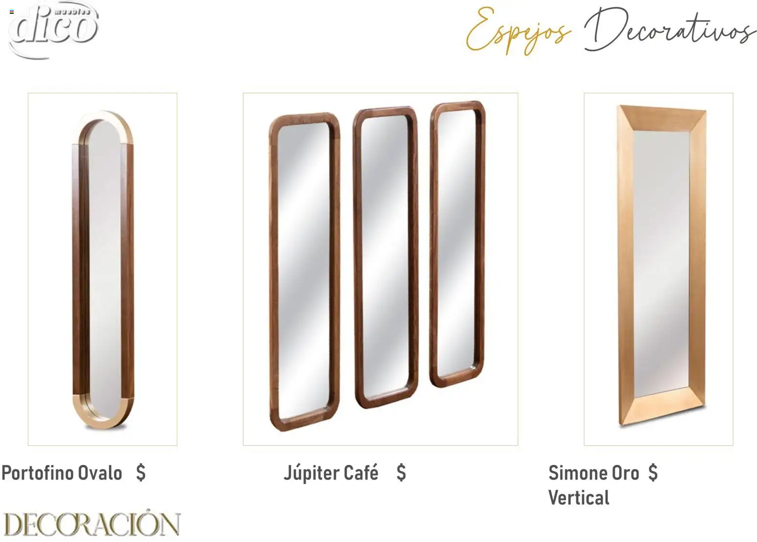 Nuevas ofertas de Muebles Dico válidas en toda la República Mexicana desde el 09.12.2025. ¡Encuentra las mejores ofertas en Muebles Dico catálogo Decoración! | Página: 34 | Productos: Café