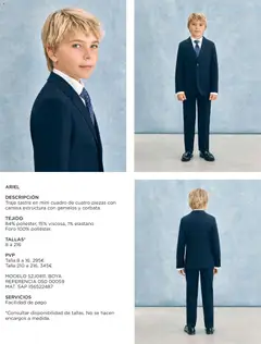 Vista previa de El Corte Inglés catálogo Comuniones , nuevo folleto de la tienda, válido en México a partir del 20.11.2025 | Página: 27 | Productos: Traje, Cuadro, Camisa, Gemelos