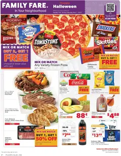 Preview of Family Fare weekly ads valid from 26.10.2025